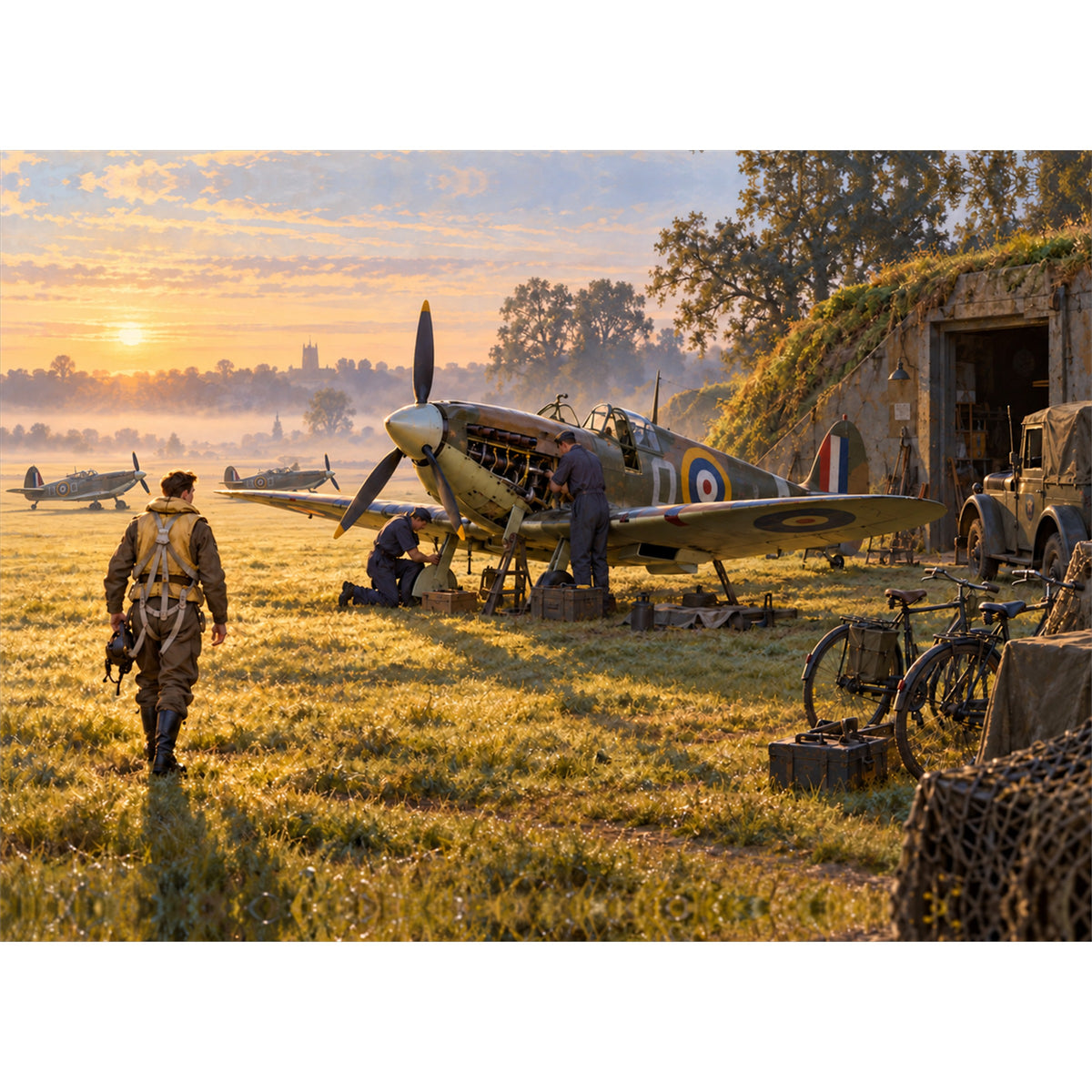 Ready at First Light Wooden Jigsaw Puzzle