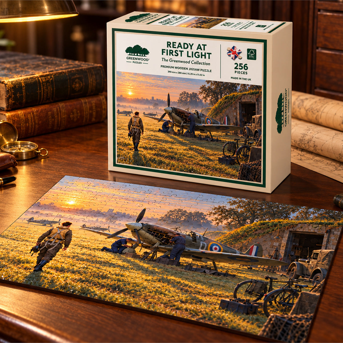Ready at First Light Wooden Jigsaw Puzzle