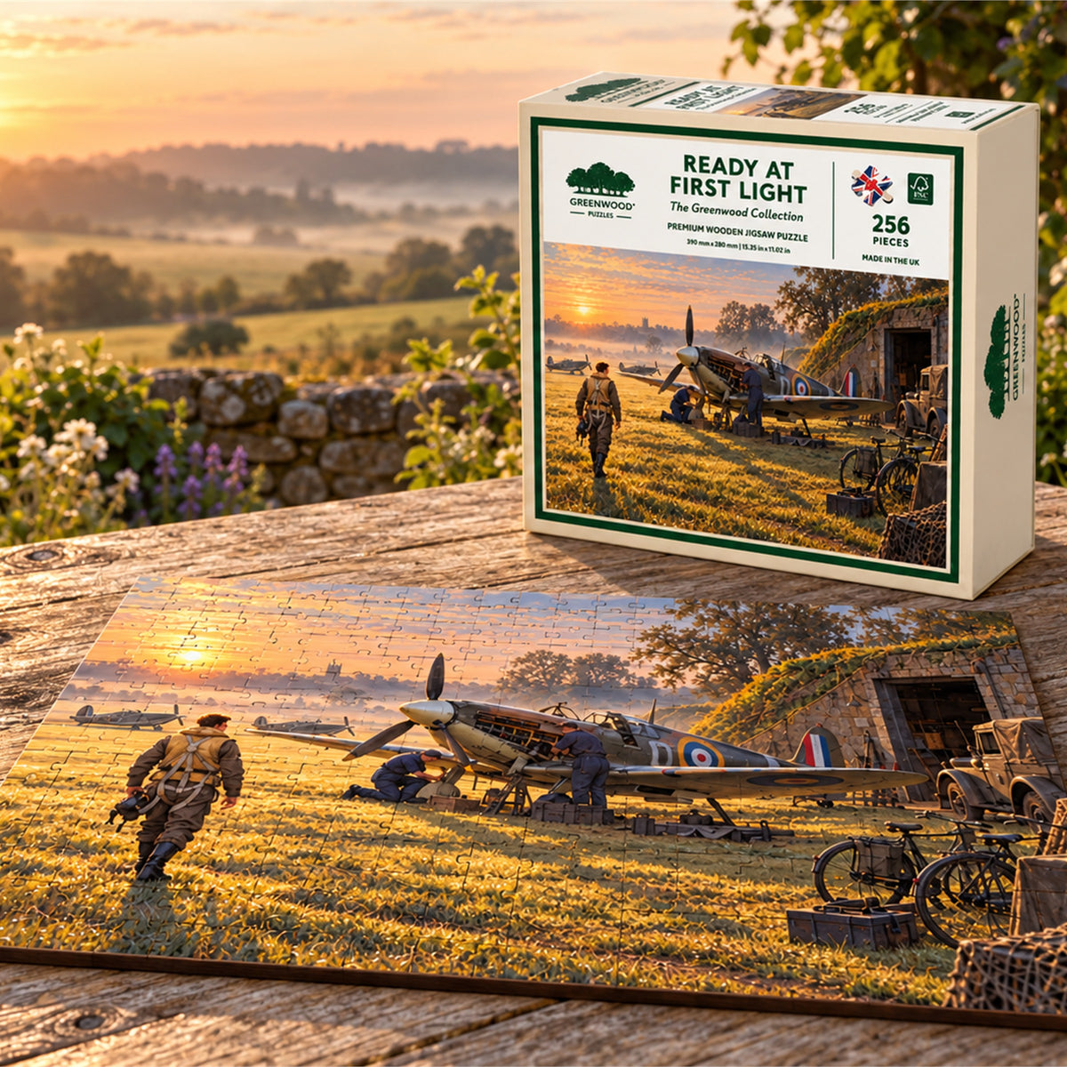 Ready at First Light Wooden Jigsaw Puzzle