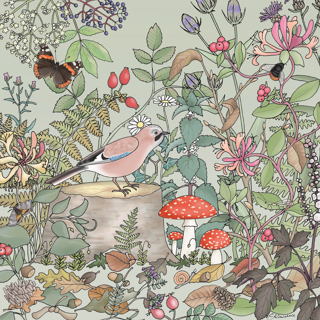 Flora & Fauna Woodland Jay Wooden Jigsaw Puzzle