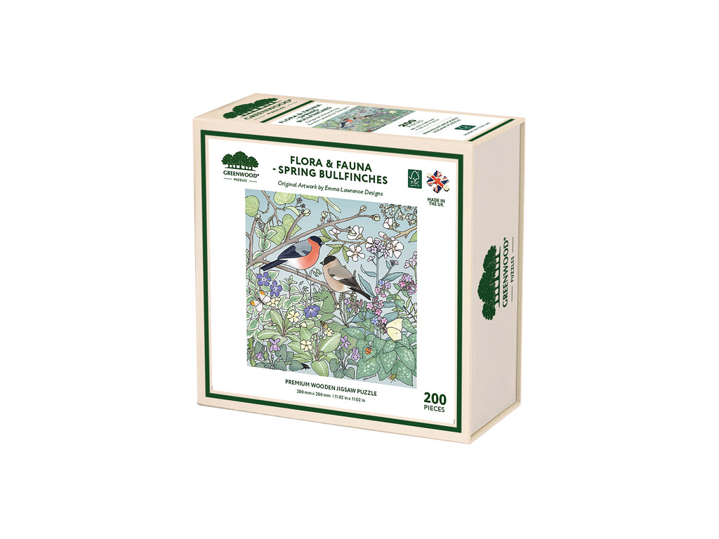 Flora & Fauna Jenny Wren Wooden Jigsaw Puzzle