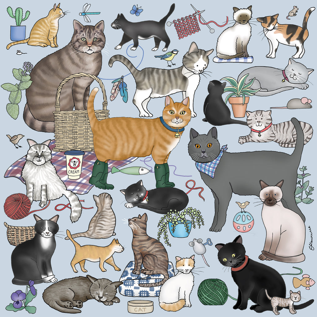 Hobbies - Cats Wooden Jigsaw Puzzle