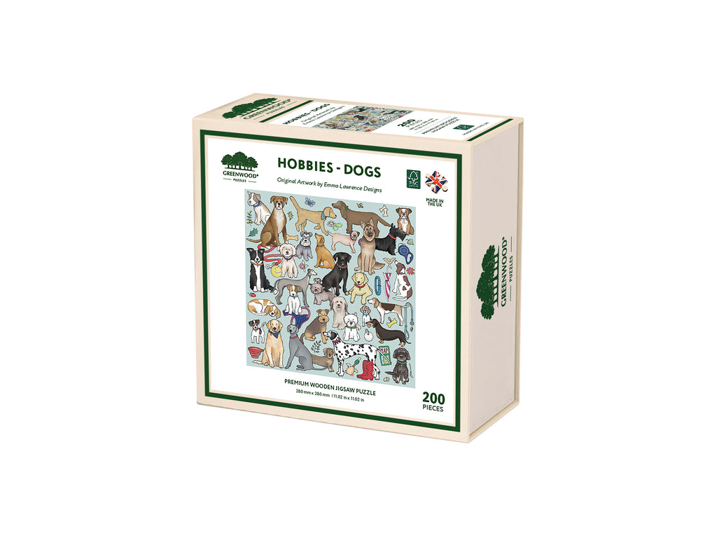 Hobbies - Dogs Wooden Jigsaw Puzzle