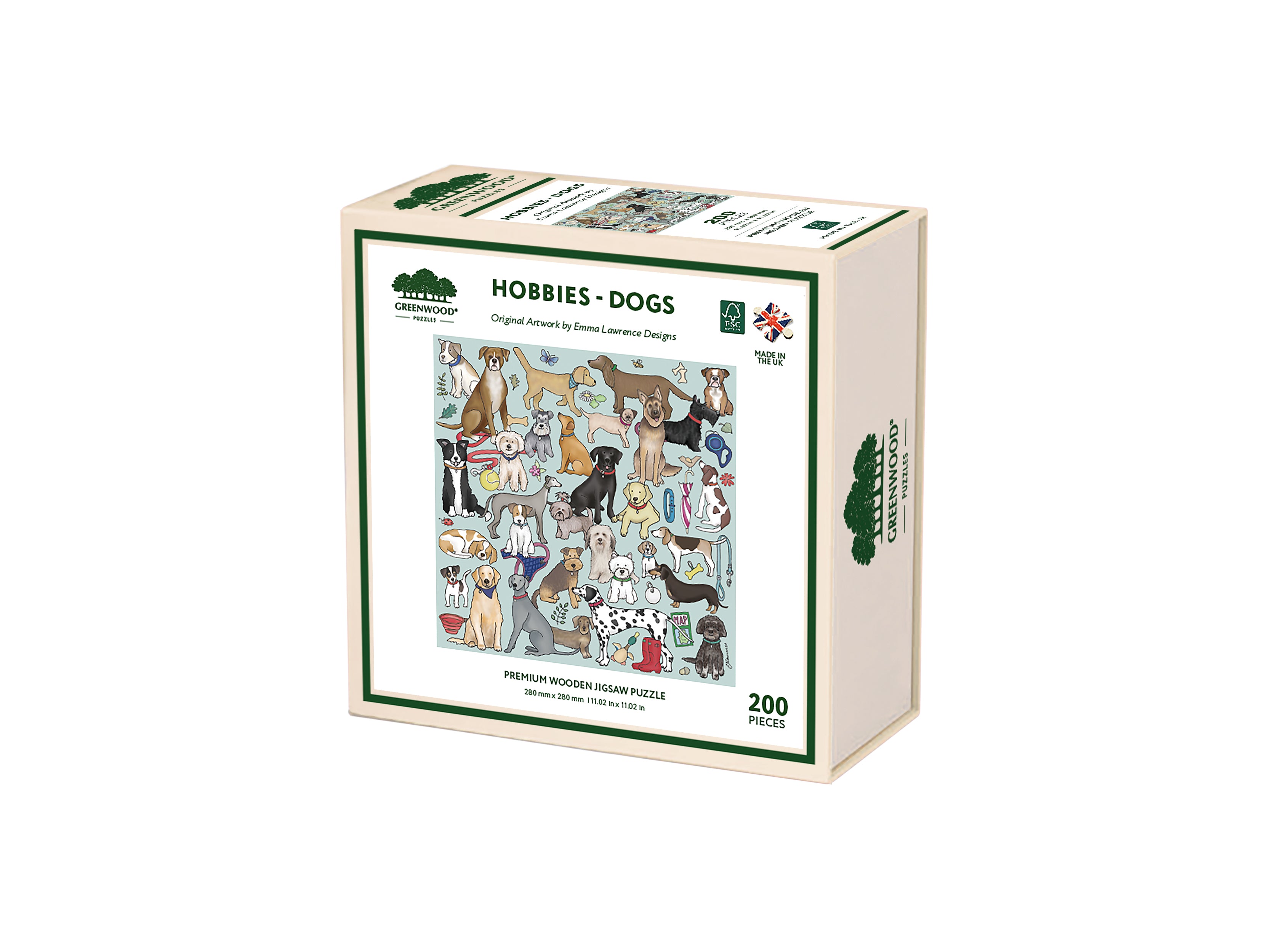 Hobbies - Dogs Wooden Jigsaw Puzzle