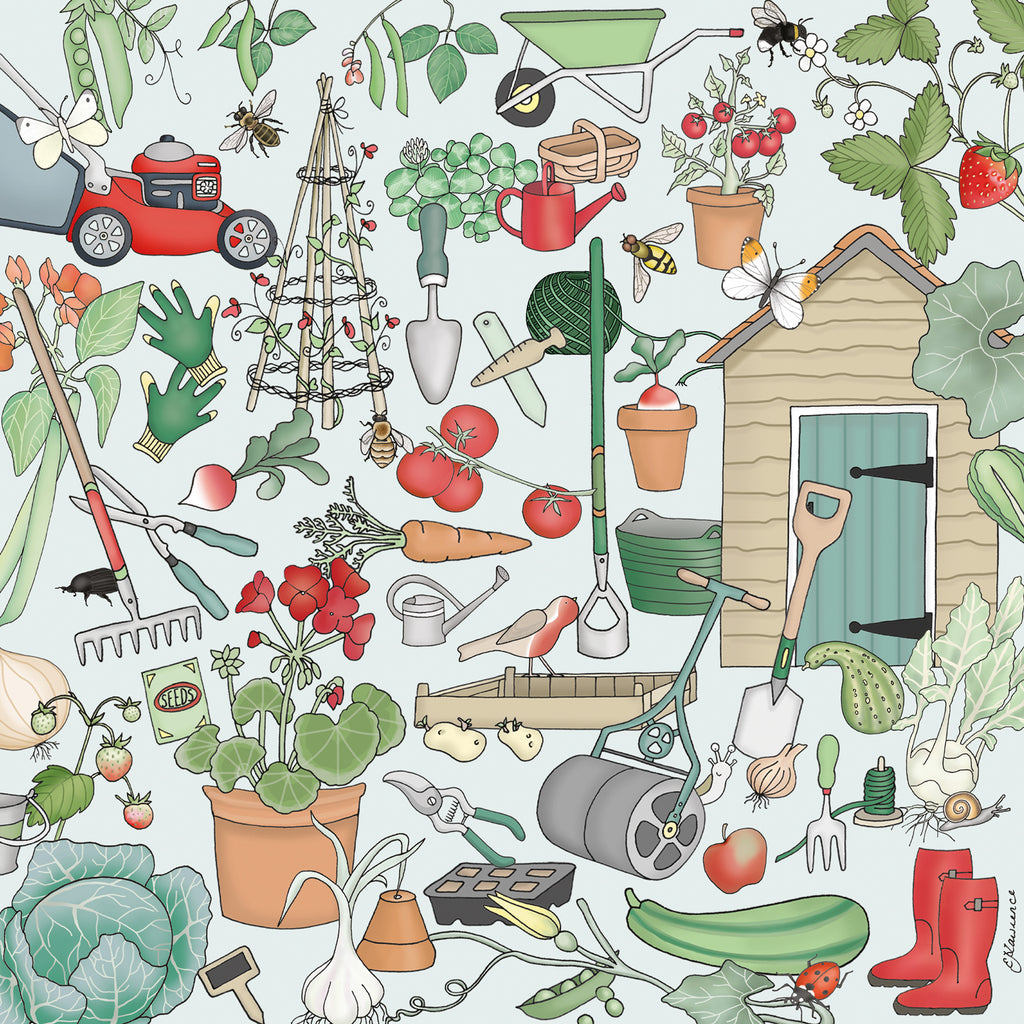 Hobbies - Vegatable Gardening Wooden Jigsaw Puzzle