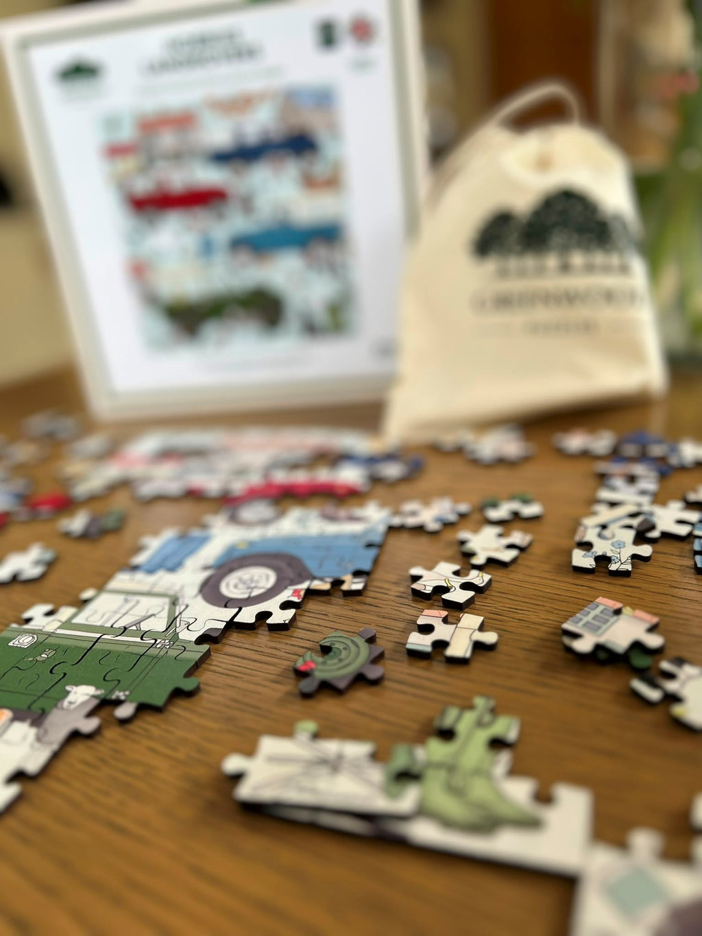 Hobbies - Landrovers Wooden Jigsaw Puzzle