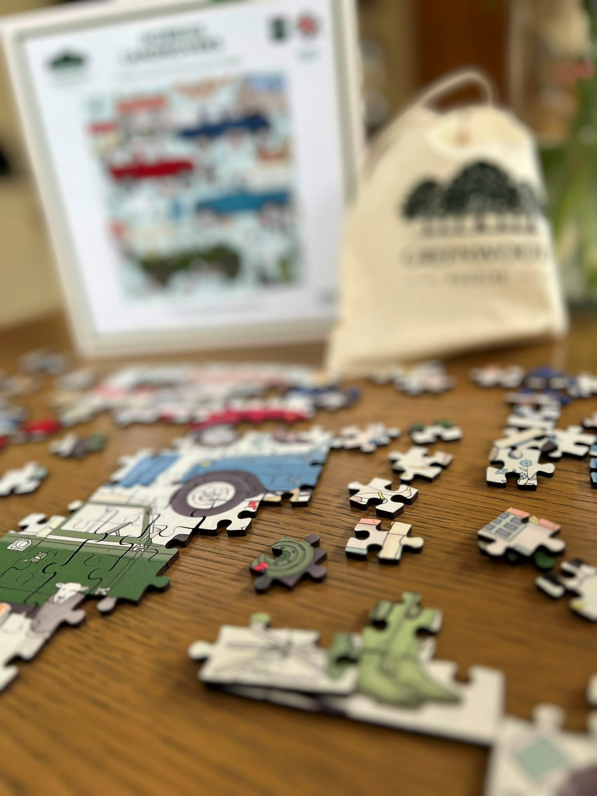 Hobbies - Landrovers Wooden Jigsaw Puzzle