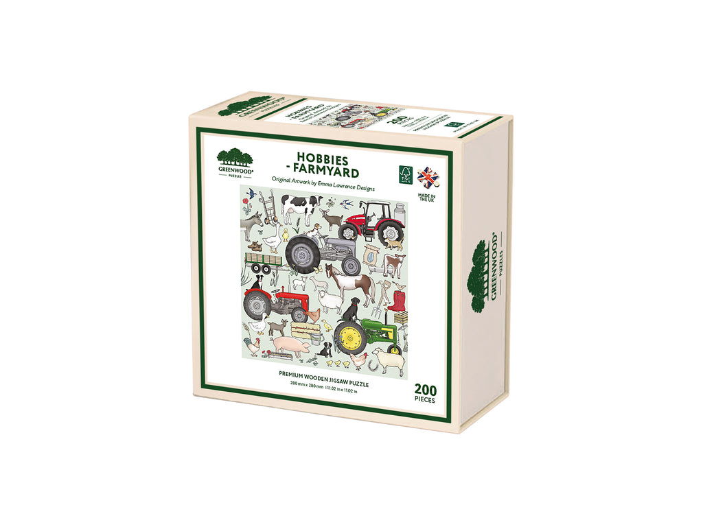 Hobbies - Farmyard Wooden Jigsaw Puzzle