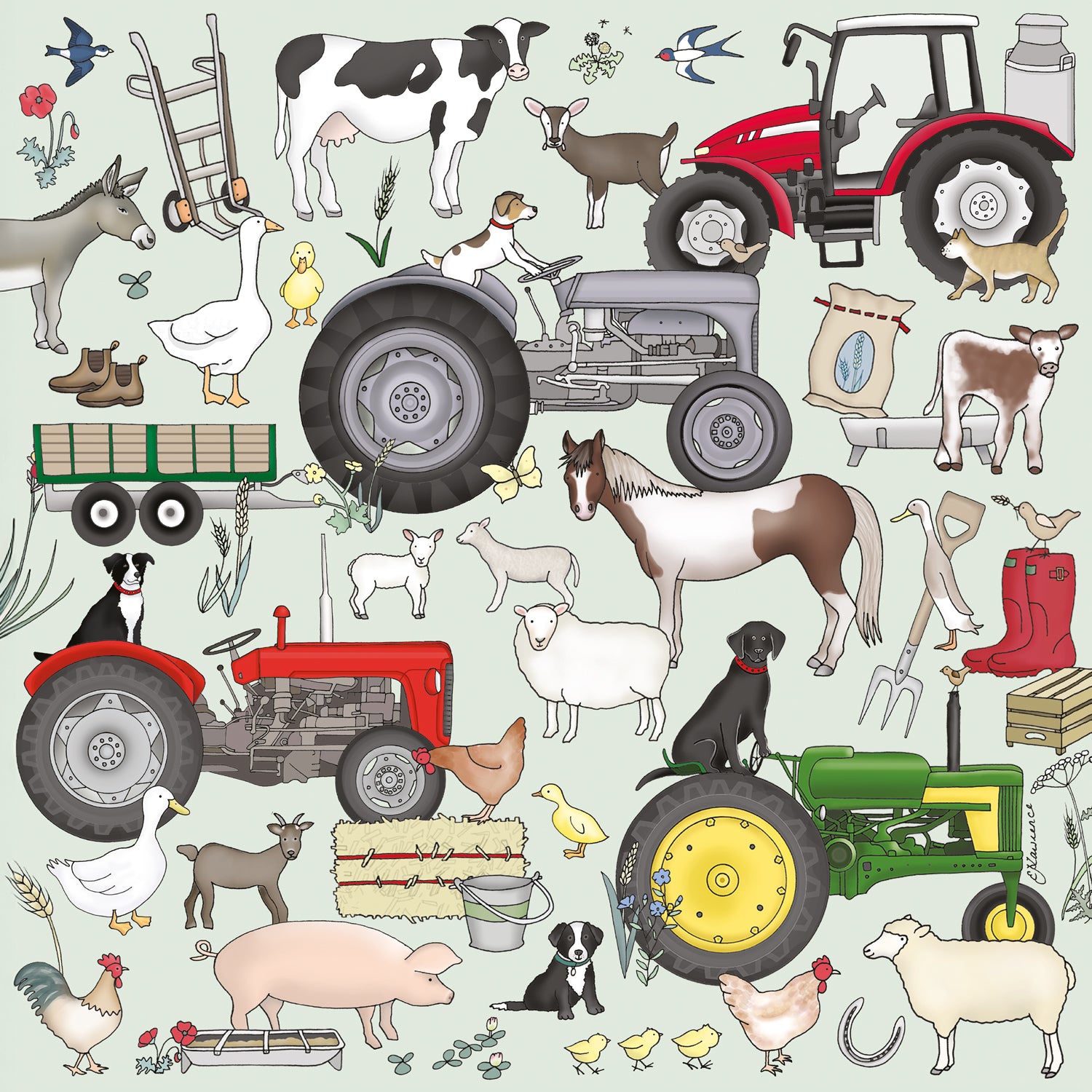 Hobbies - Farmyard Wooden Jigsaw Puzzle