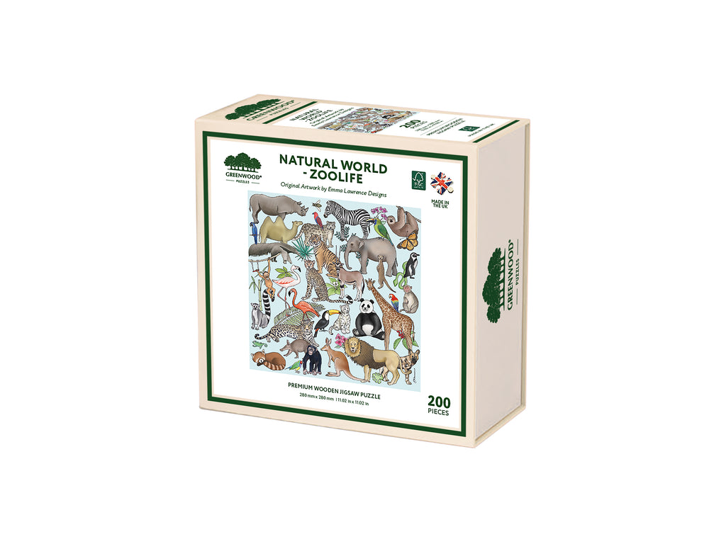 Natural World - Zoolife Wooden Jigsaw Puzzle