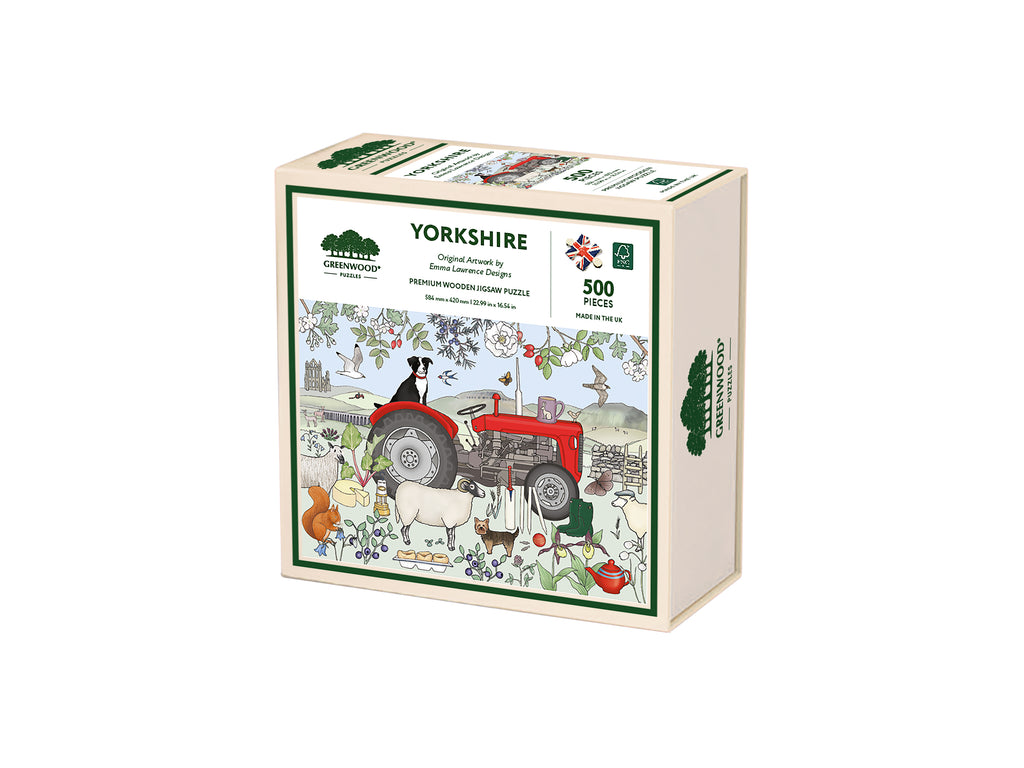Destinations - Yorkshire, Wooden Jigsaw Puzzle