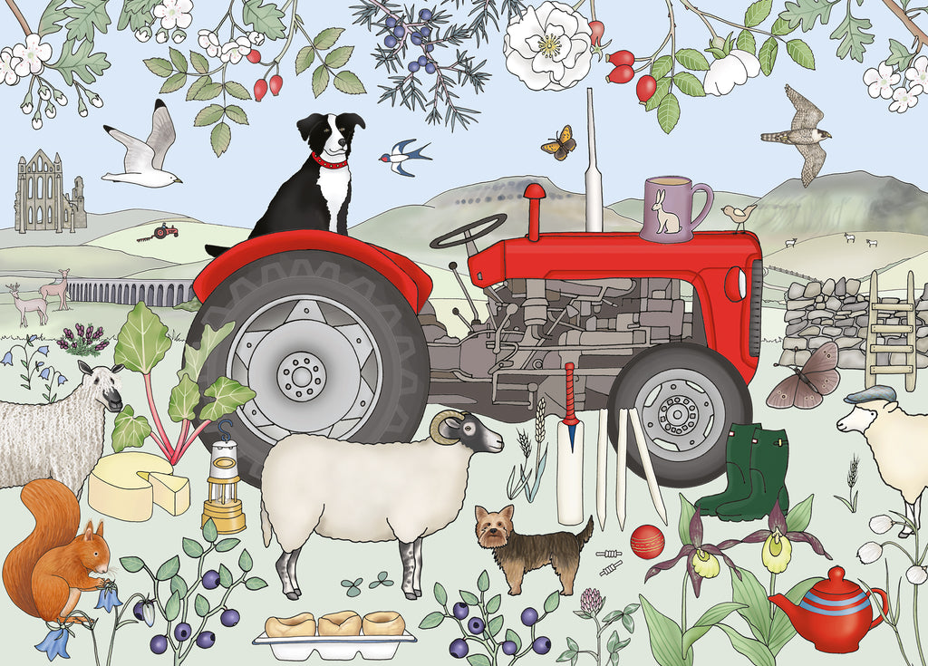 Destinations - Yorkshire, Wooden Jigsaw Puzzle