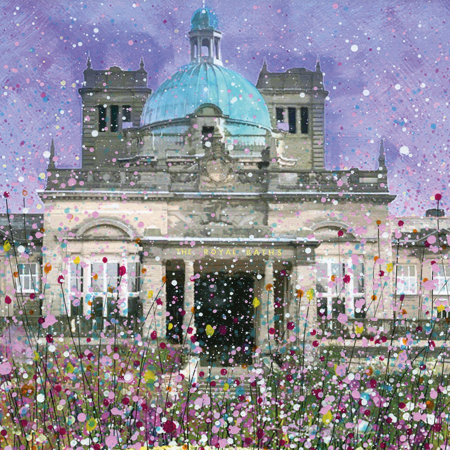The  Royal Baths - Harrogate, Wooden Jigsaw Puzzle By Emily Ward