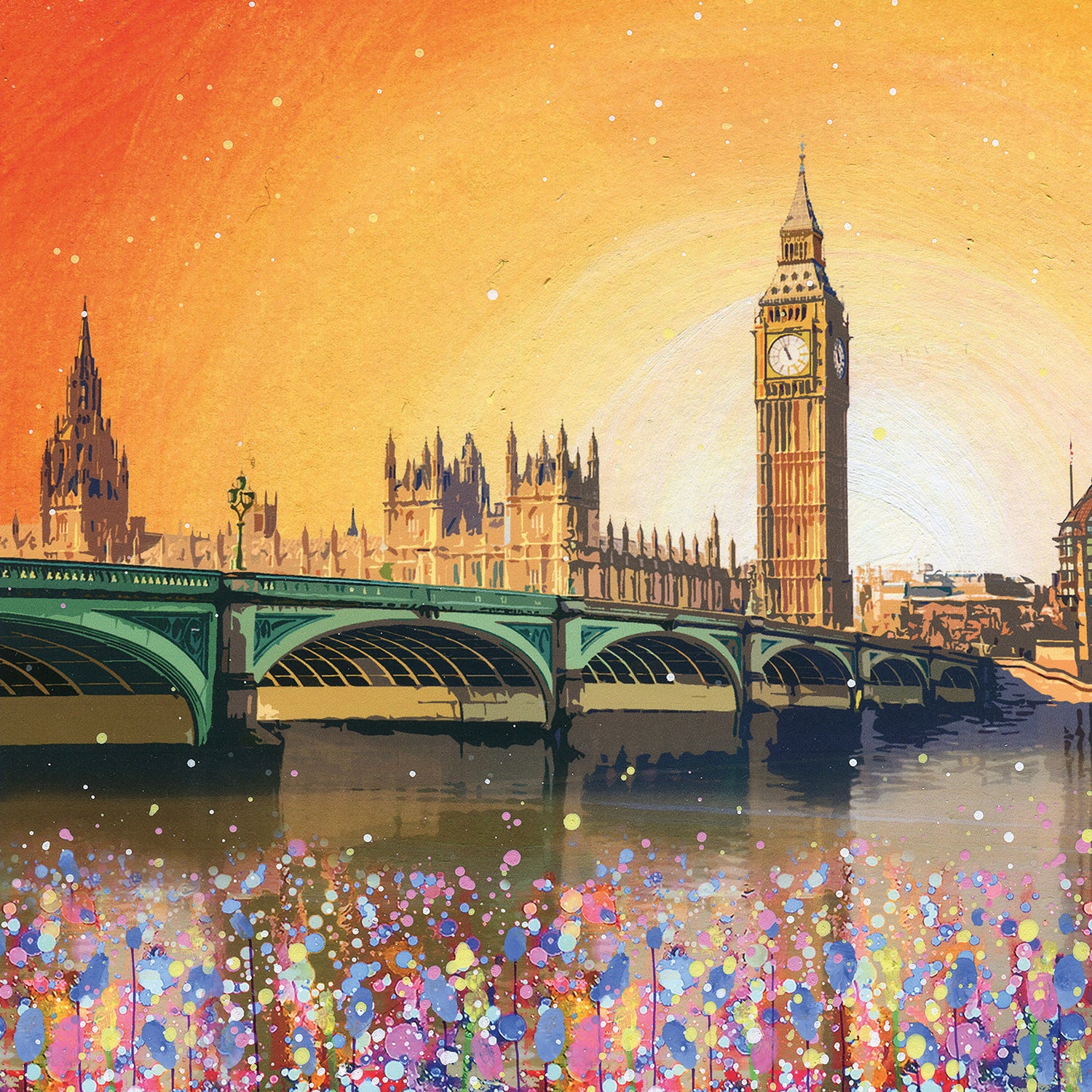 Big Ben - London, Wooden Jigsaw Puzzle By Emily Ward