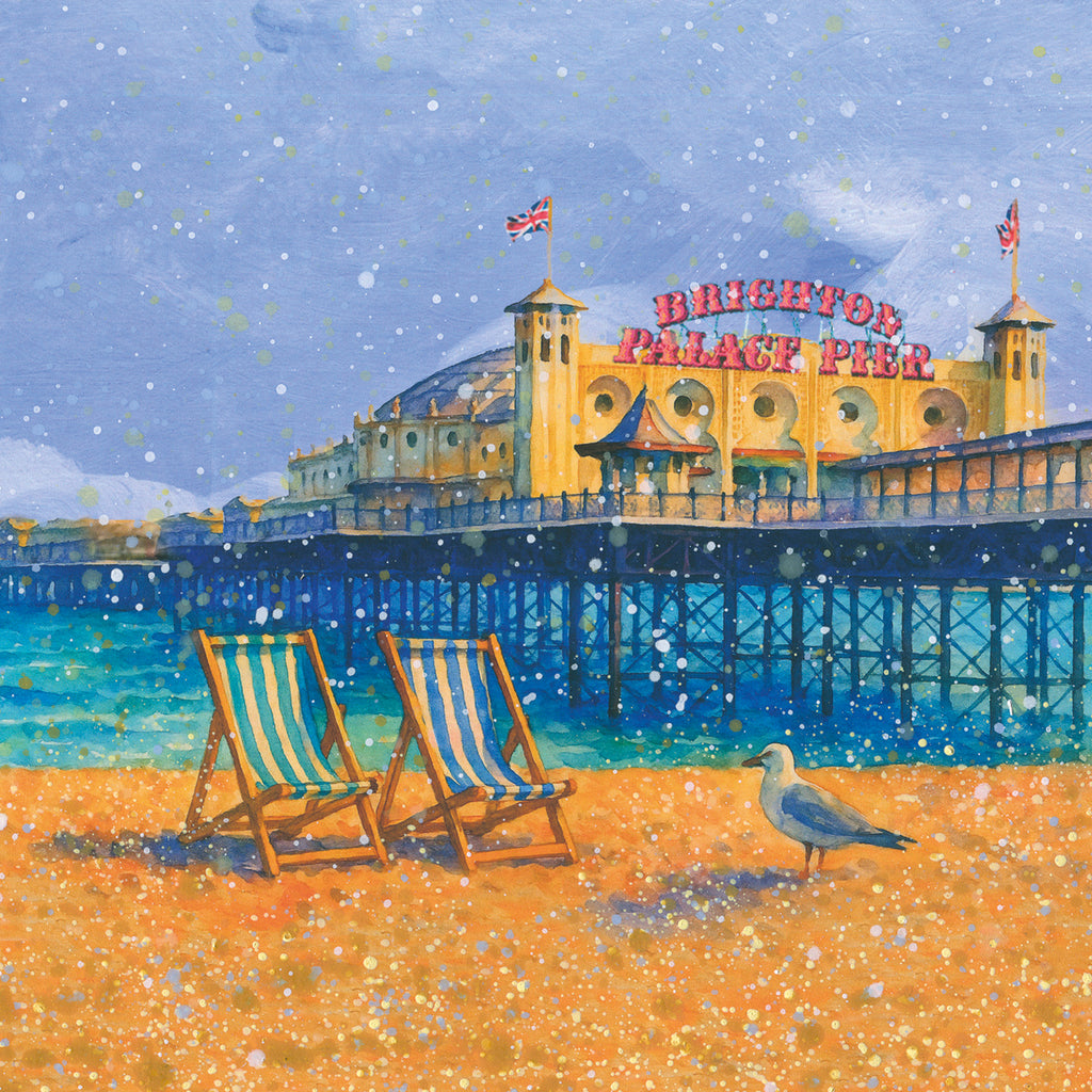 Brighton Palace Pier Wooden Jigsaw Puzzle By Emily Ward
