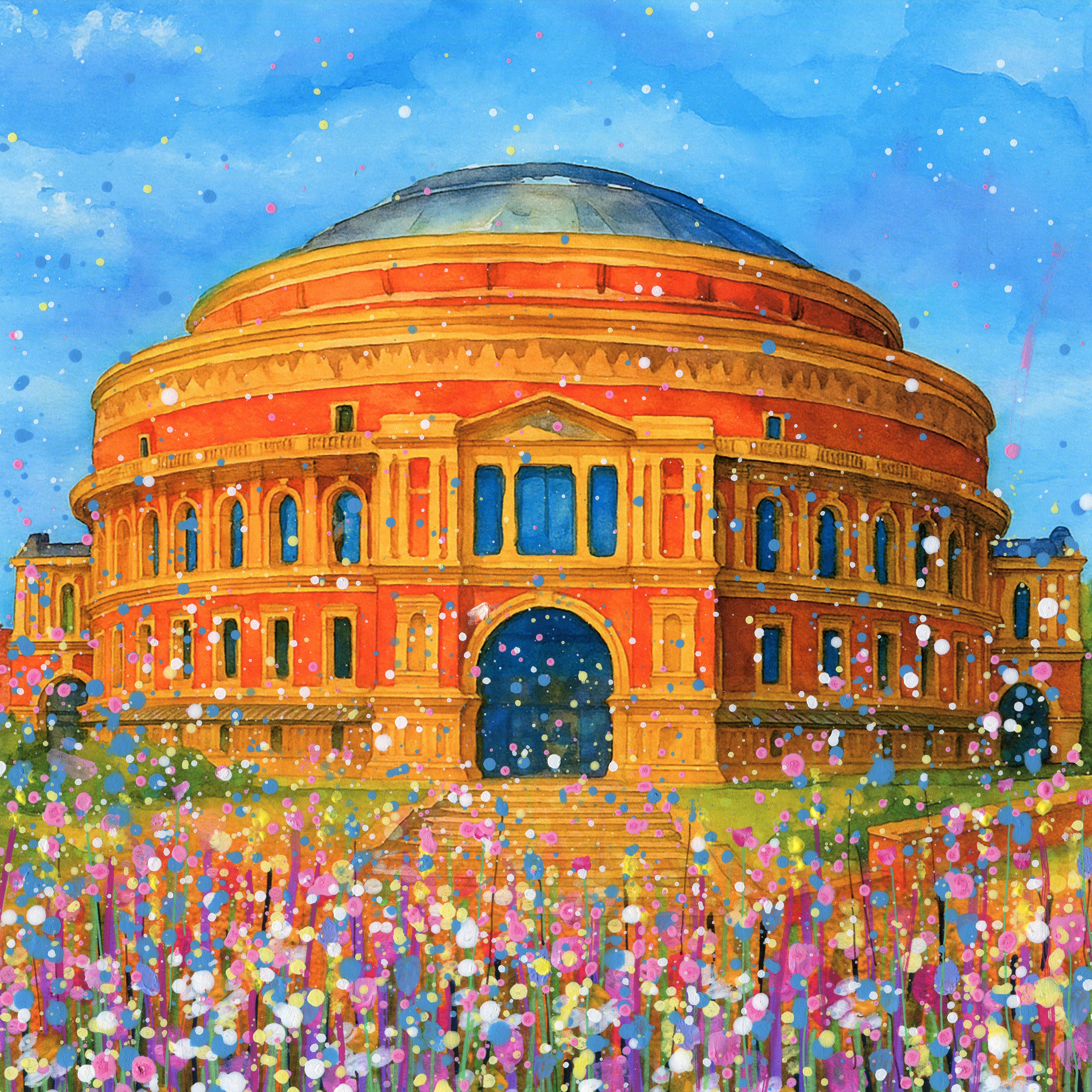 Royal Albert Hall Wooden Jigsaw Puzzle By Emily Ward