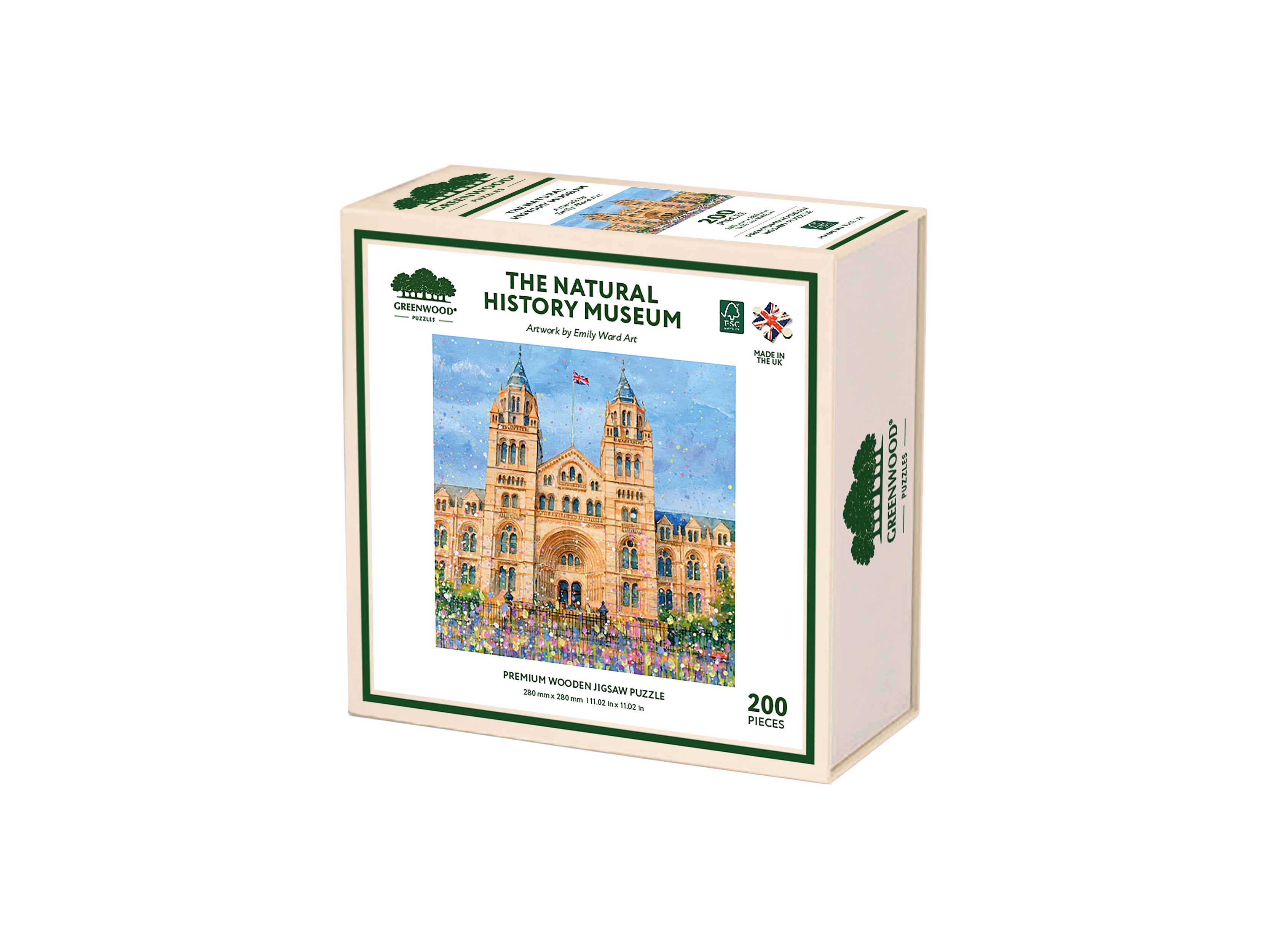 The Natural History Museum Wooden Jigsaw Puzzle By Emily Ward