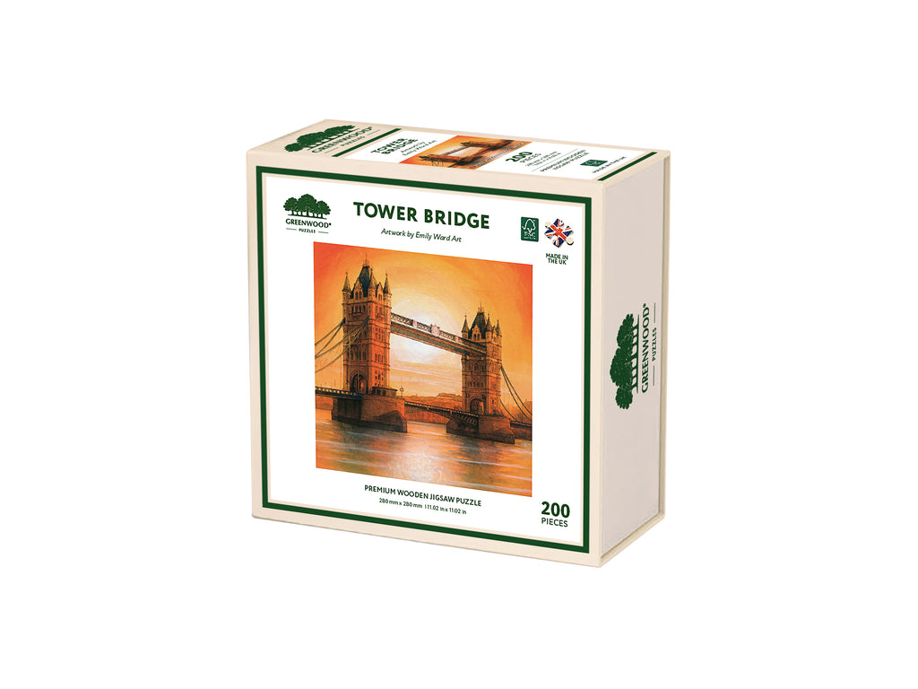 Tower Bridge Wooden Jigsaw Puzzle By Emily Ward