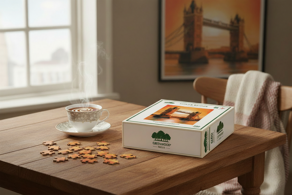 Tower Bridge Wooden Jigsaw Puzzle By Emily Ward