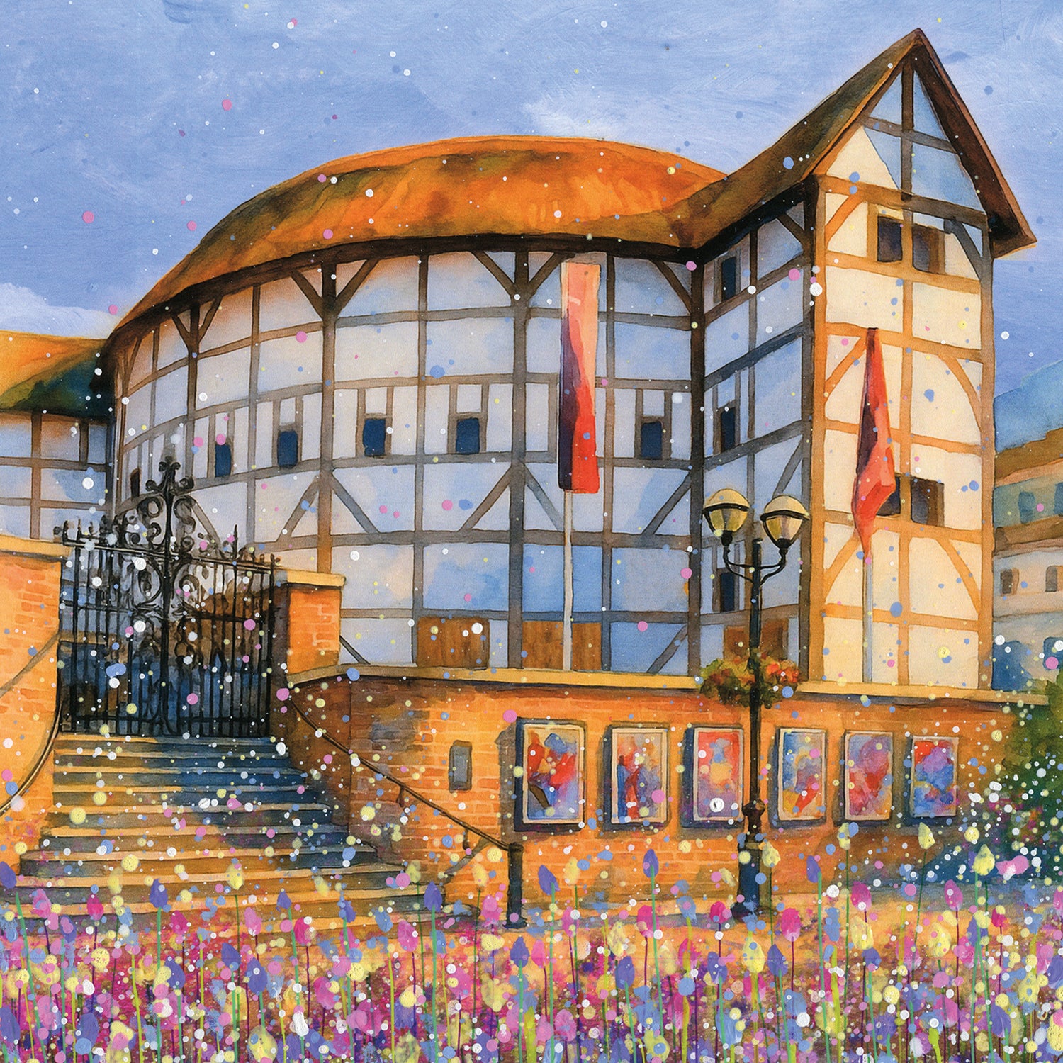 Shakespear's Globe Wooden Jigsaw Puzzle By Emily Ward