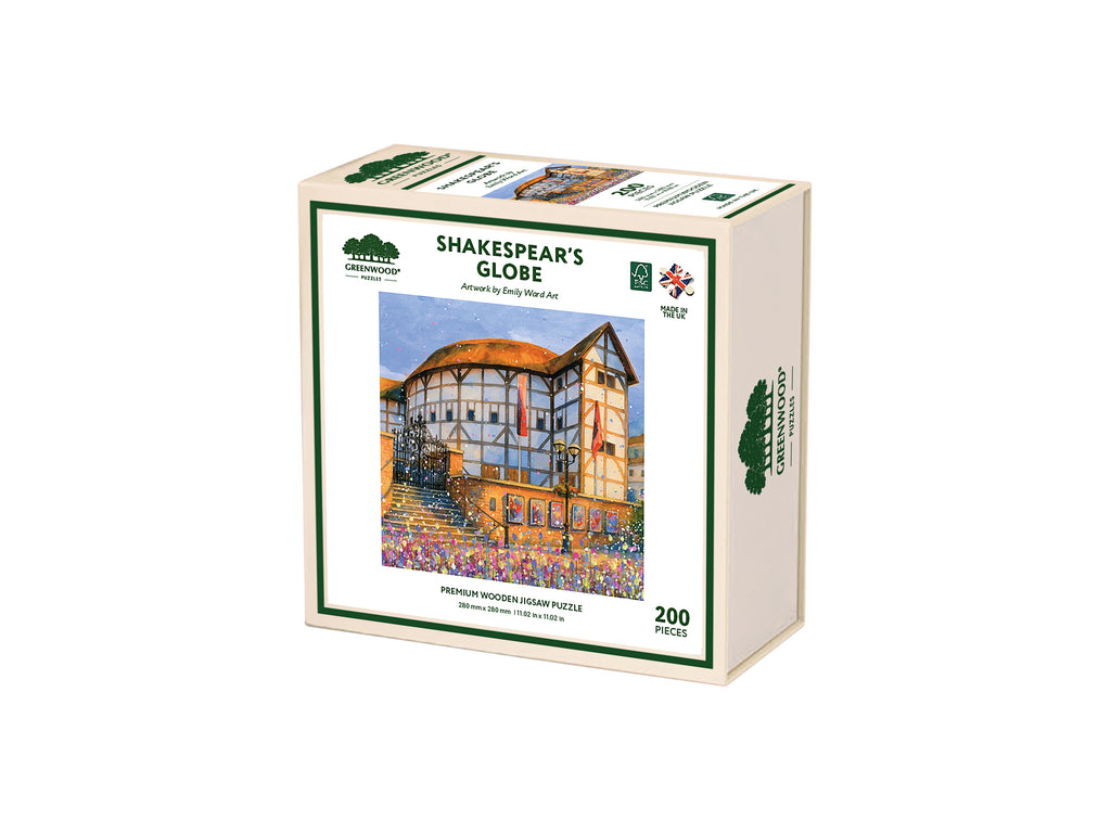 Shakespear's Globe Wooden Jigsaw Puzzle By Emily Ward
