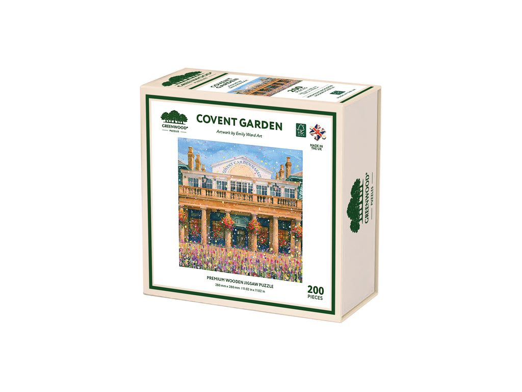 Covent Garden Wooden Jigsaw Puzzle By Emily Ward