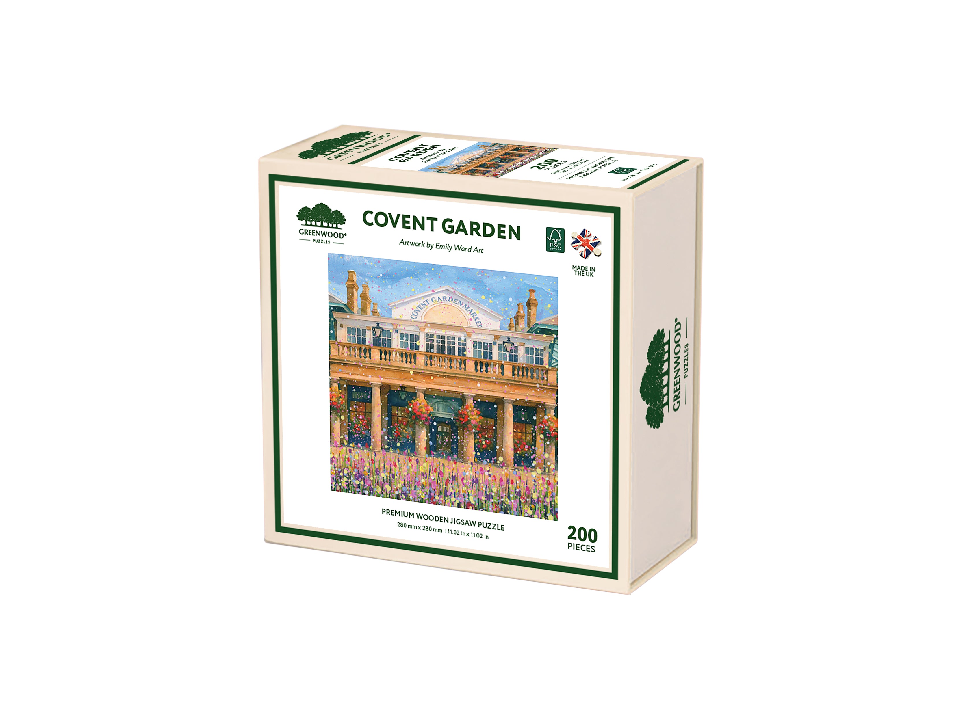 Covent Garden Wooden Jigsaw Puzzle By Emily Ward