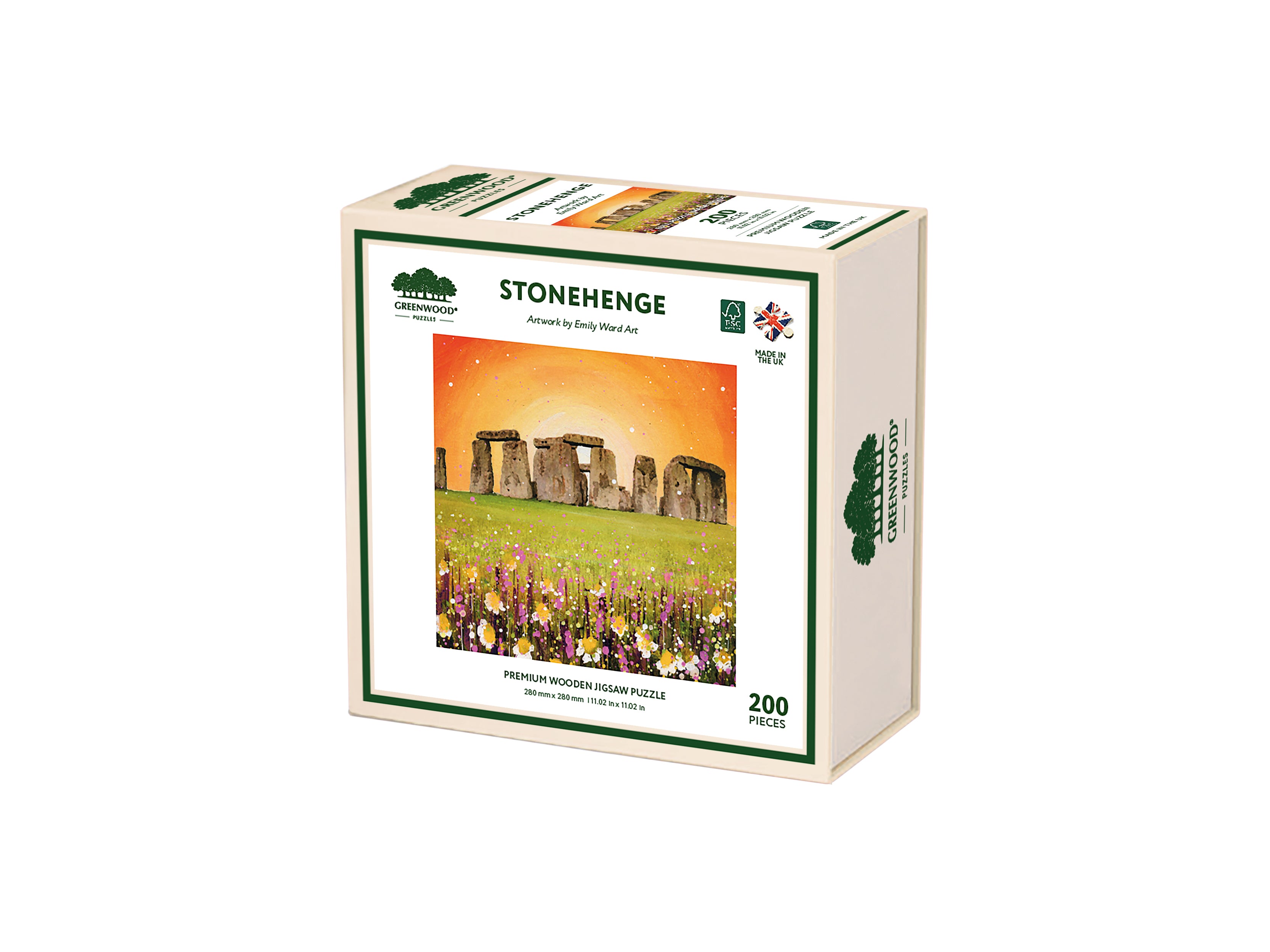 Stonehenge Wooden Jigsaw Puzzle By Emily Ward