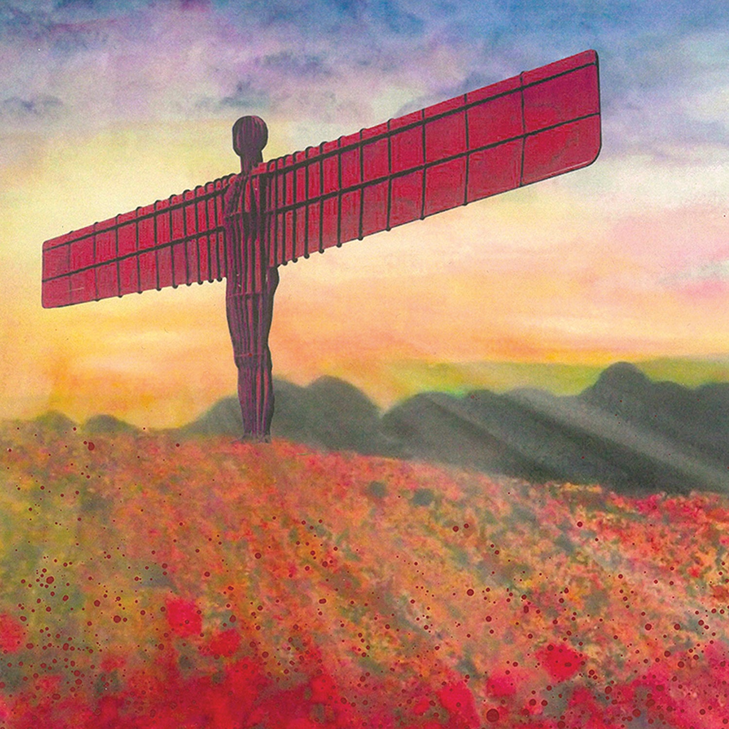 Angel Of The North Wooden Jigsaw Puzzle By Emily Ward