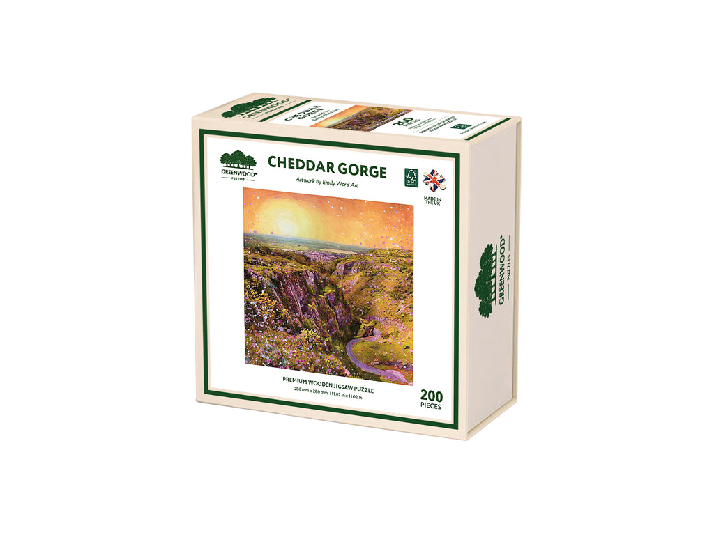 Cheddar Gorge Wooden Jigsaw Puzzle By Emily Ward