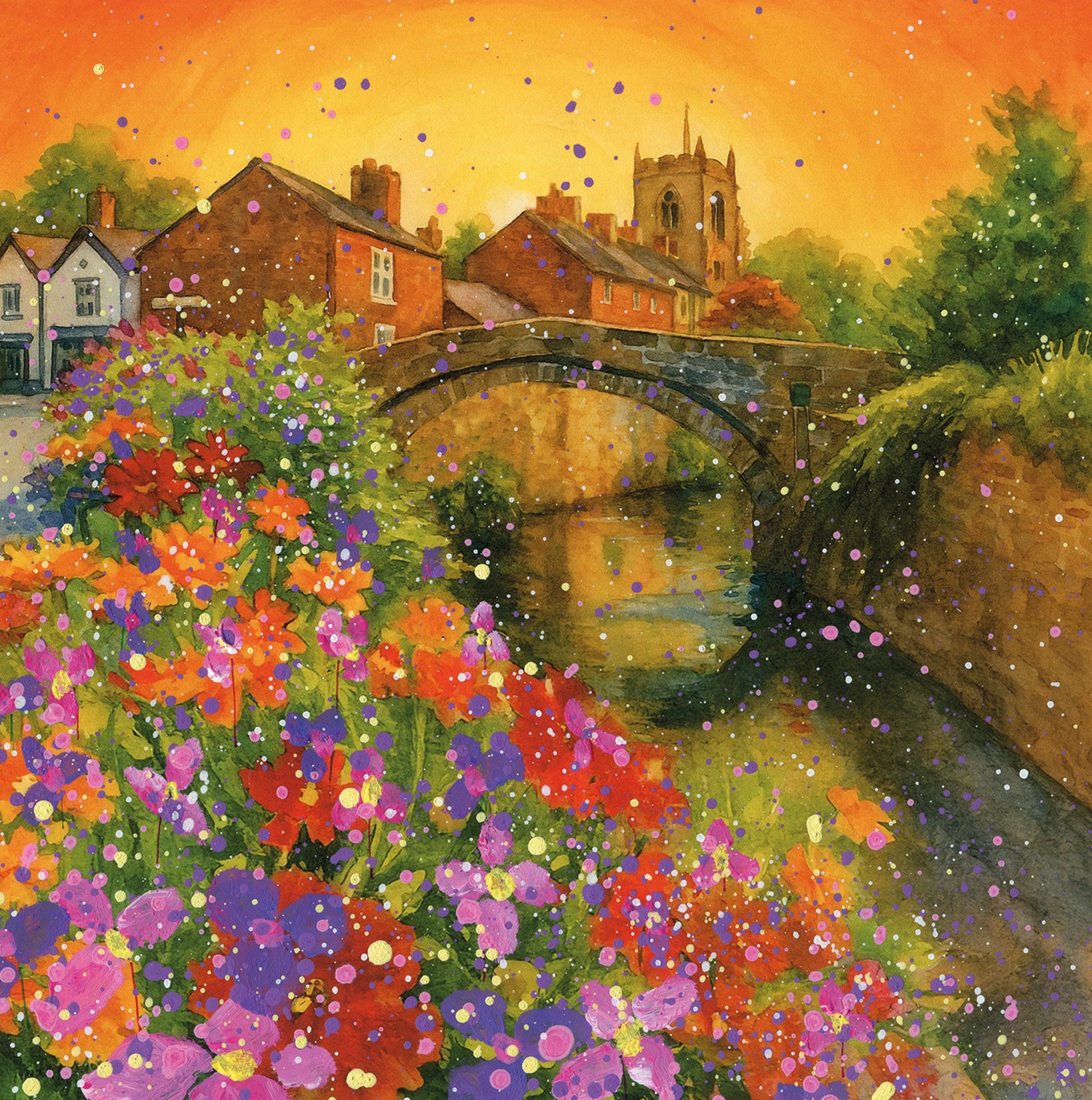 Croston Village Wooden Jigsaw Puzzle By Emily Ward