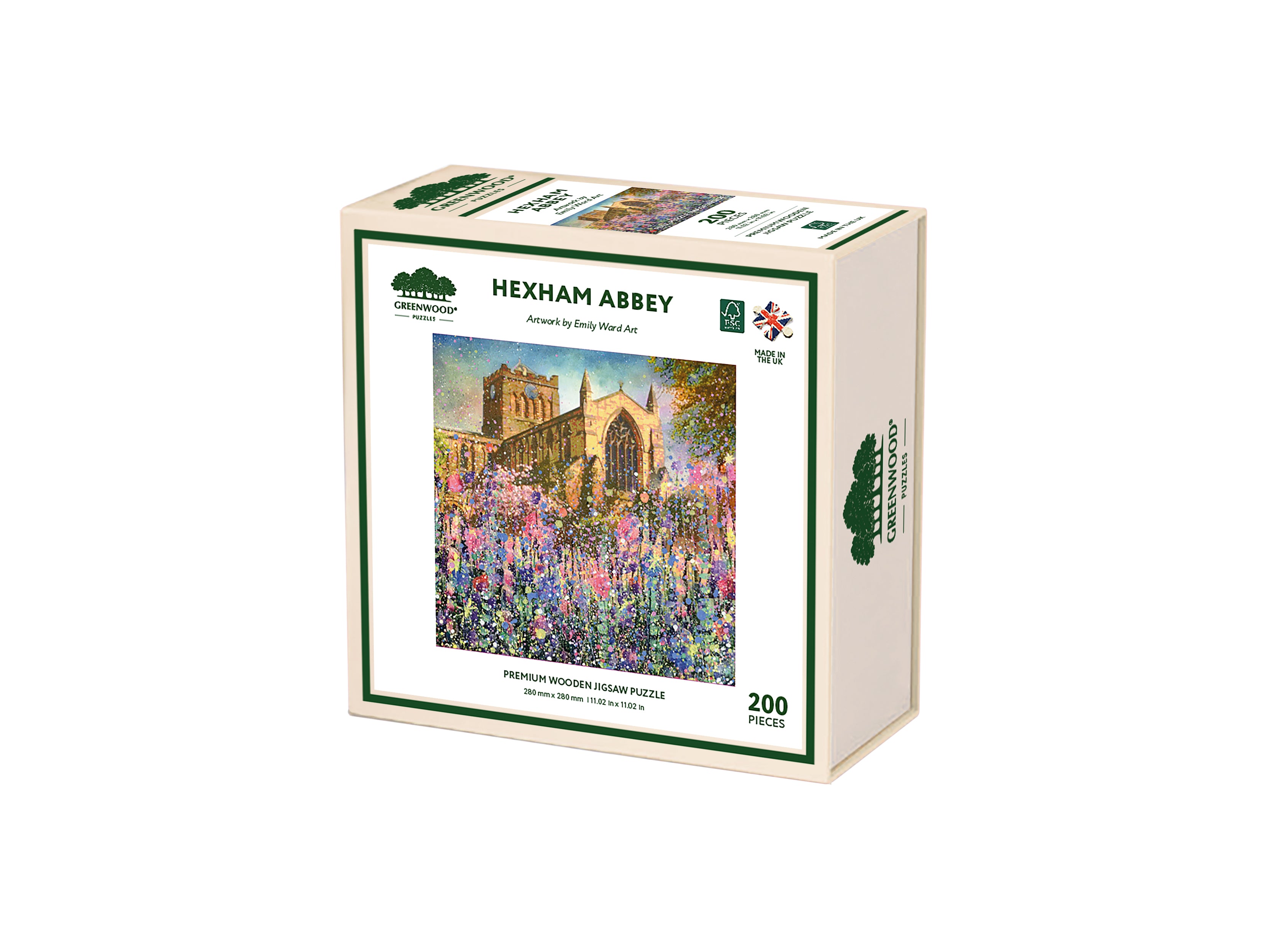 Hexham Abbey Wooden Jigsaw Puzzle By Emily Ward