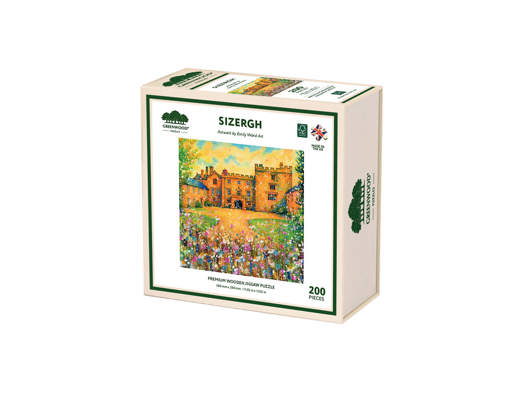 Sizergh Wooden Jigsaw Puzzle By Emily Ward