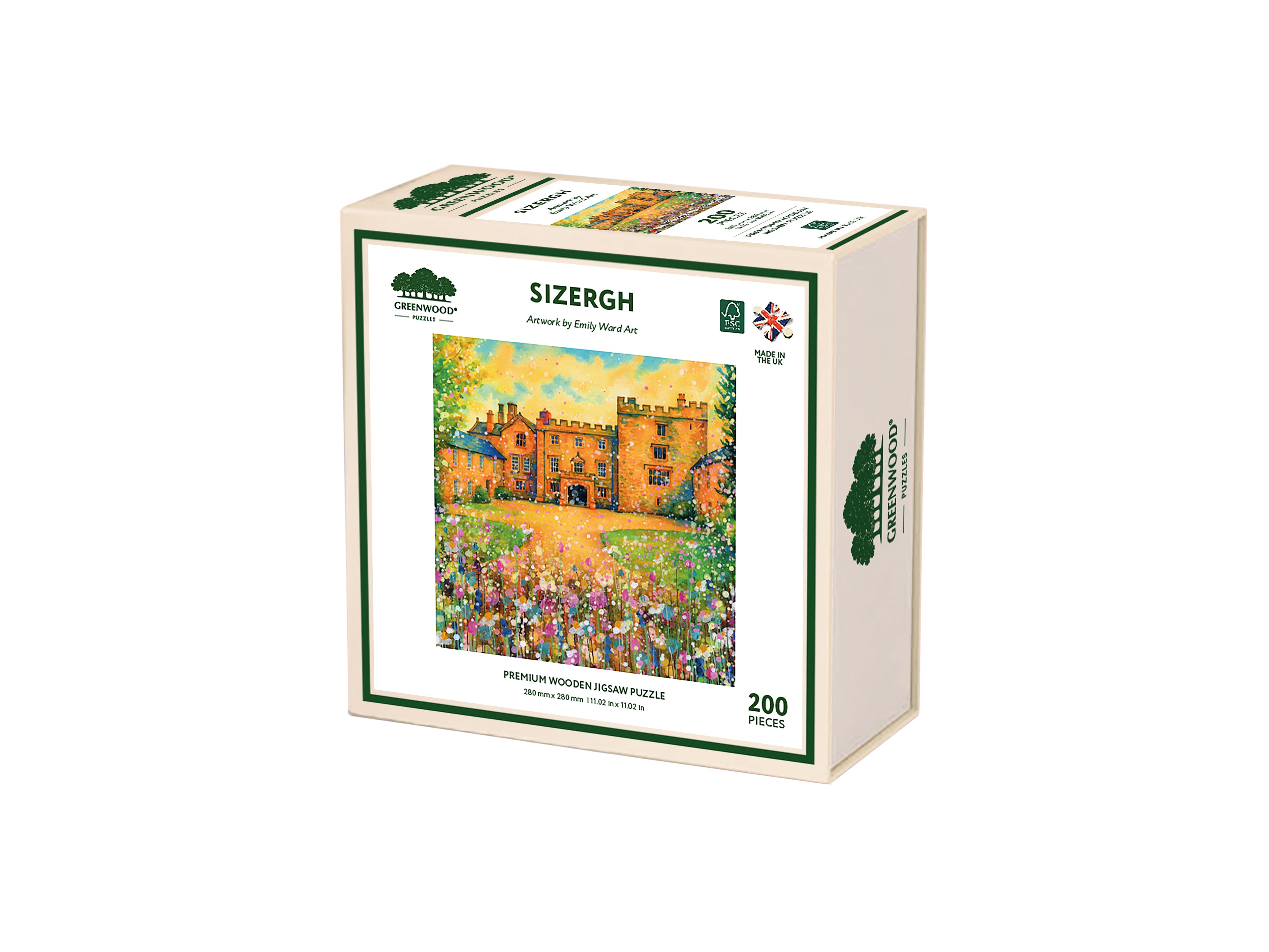 Sizergh Wooden Jigsaw Puzzle By Emily Ward