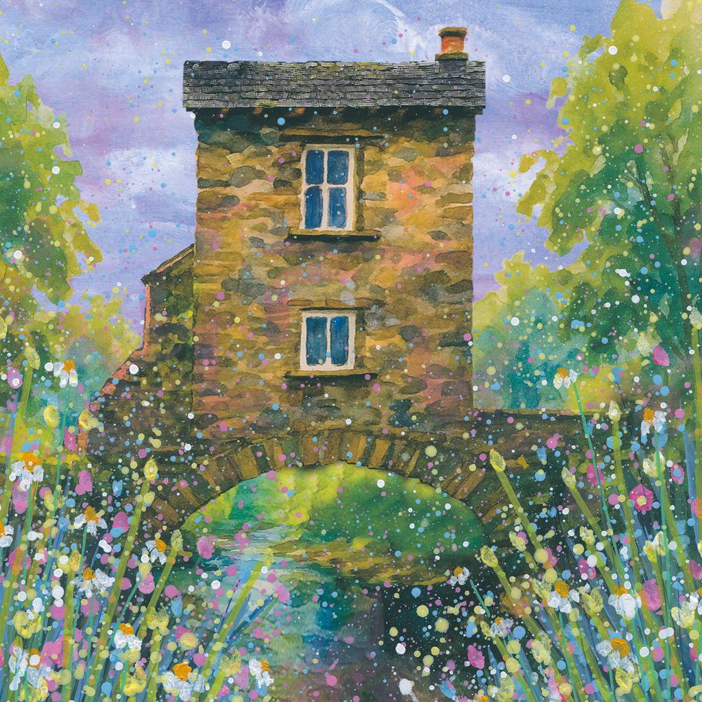 The Bridge House - Ambleside, Wooden Jigsaw Puzzle By Emily Ward