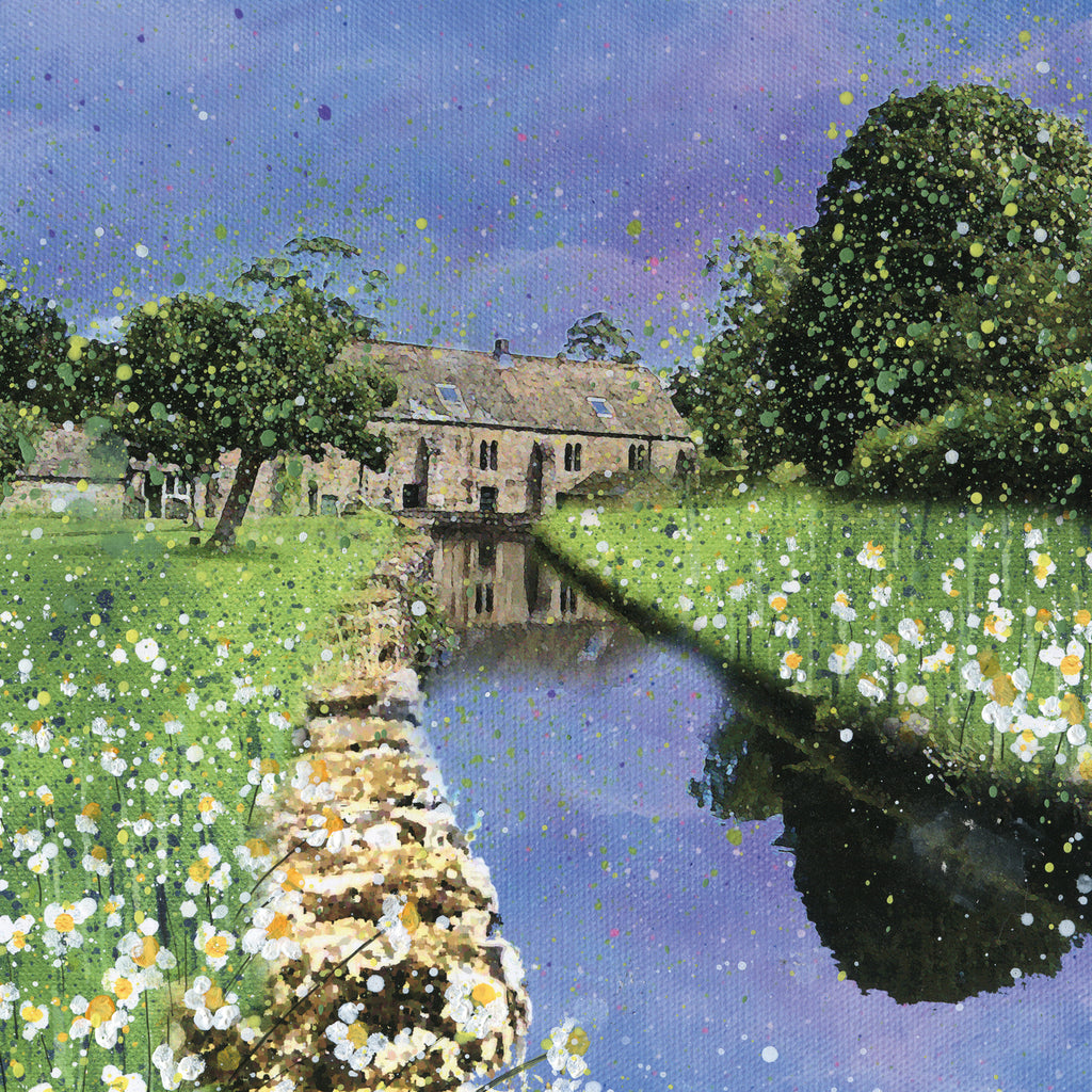 The Mill House at Fountains Abbey Wooden Jigsaw Puzzle By Emily Ward