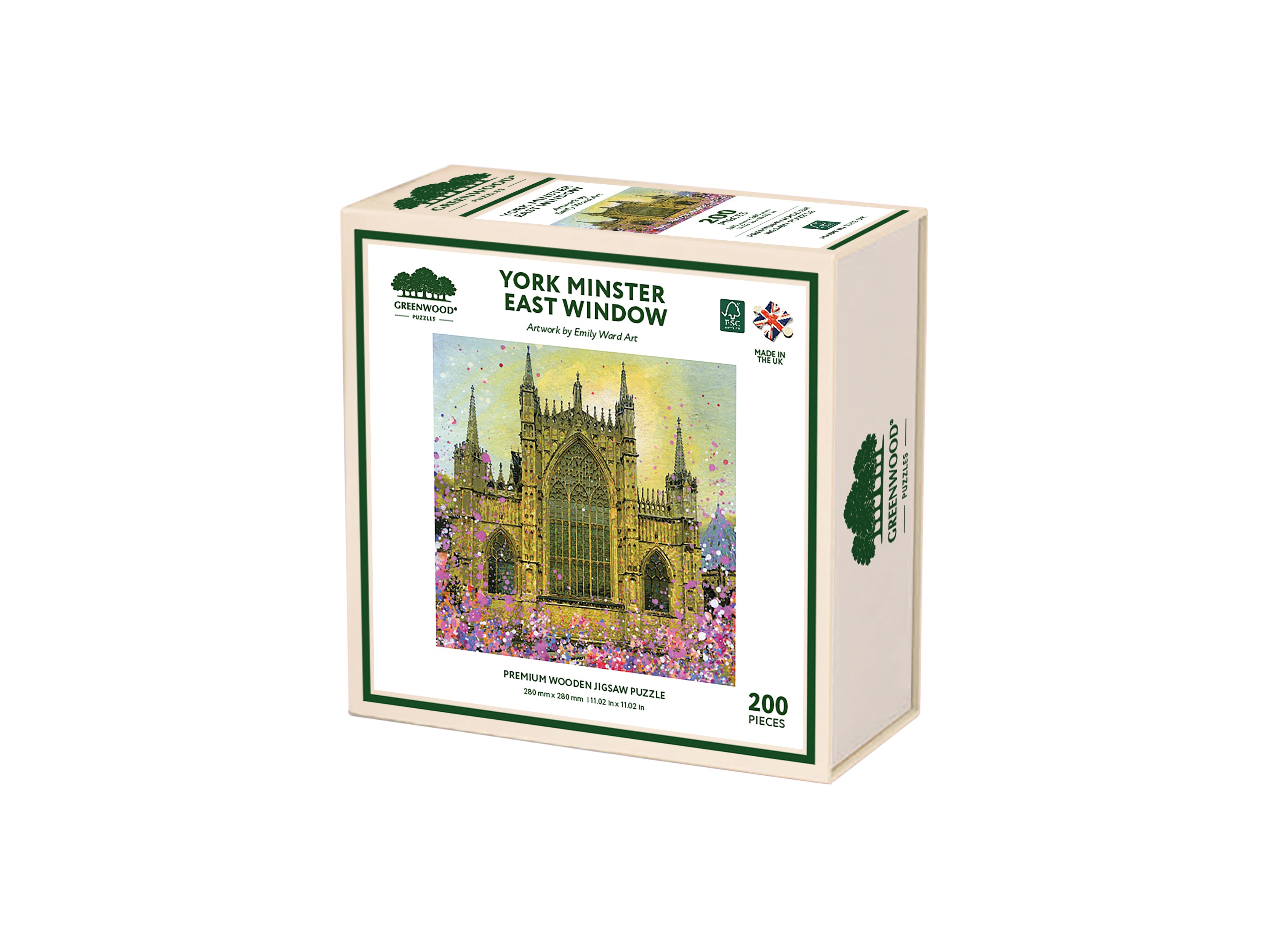 York Minster East Window Wooden Jigsaw Puzzle By Emily Ward