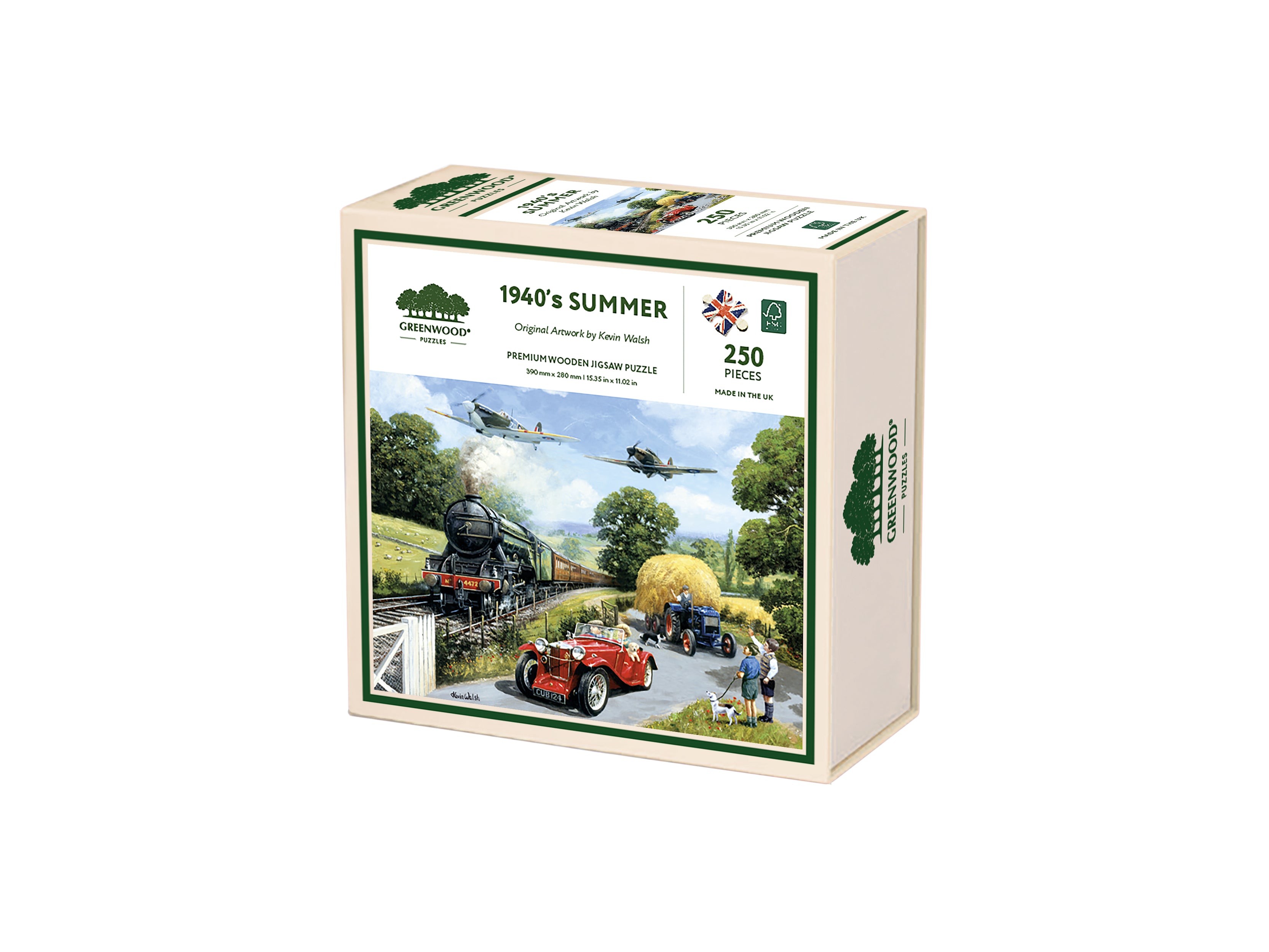 1940's Summer Wooden Jigsaw Puzzle By Kevin Walsh
