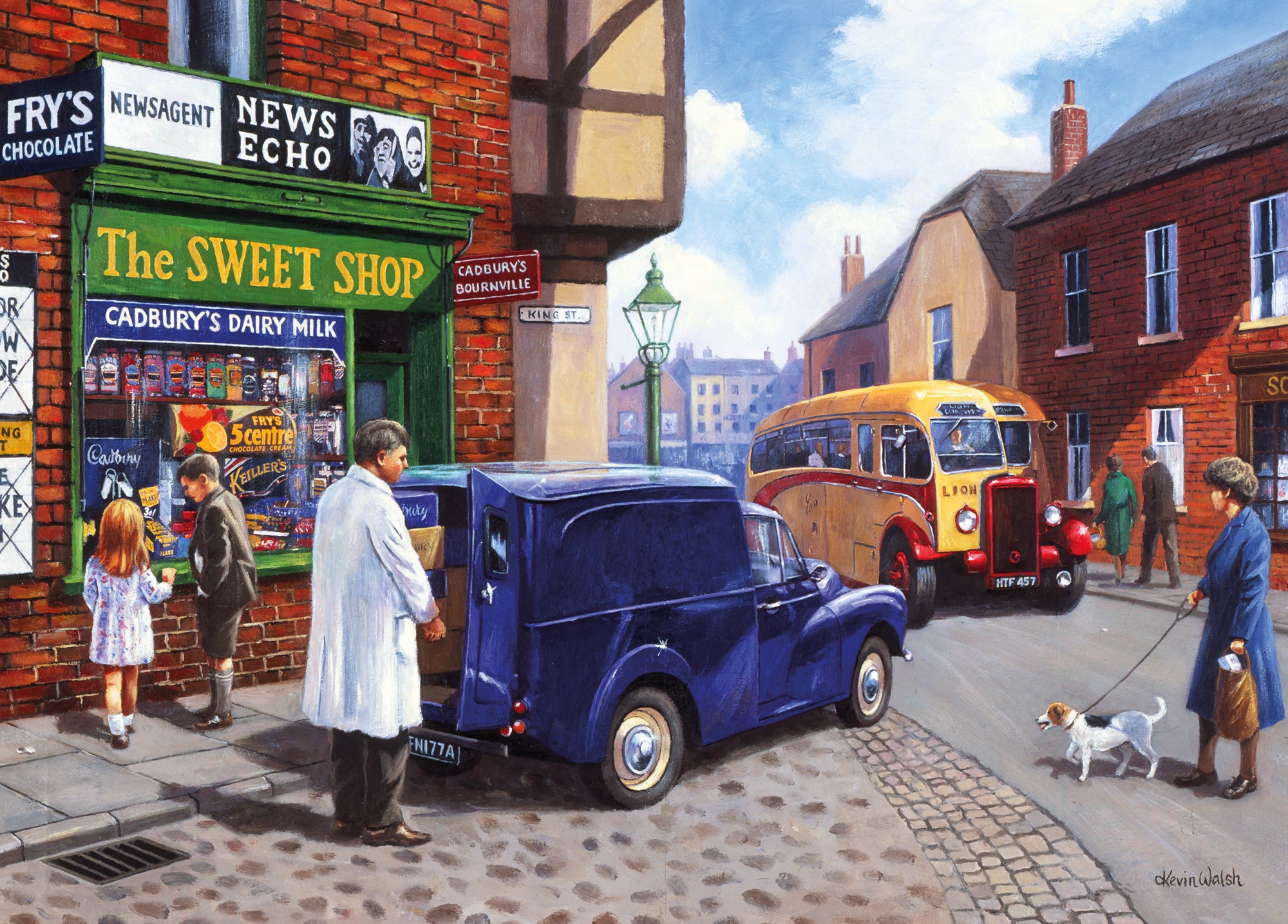 The Village Shop Wooden Jigsaw Puzzle By Kevin Walsh