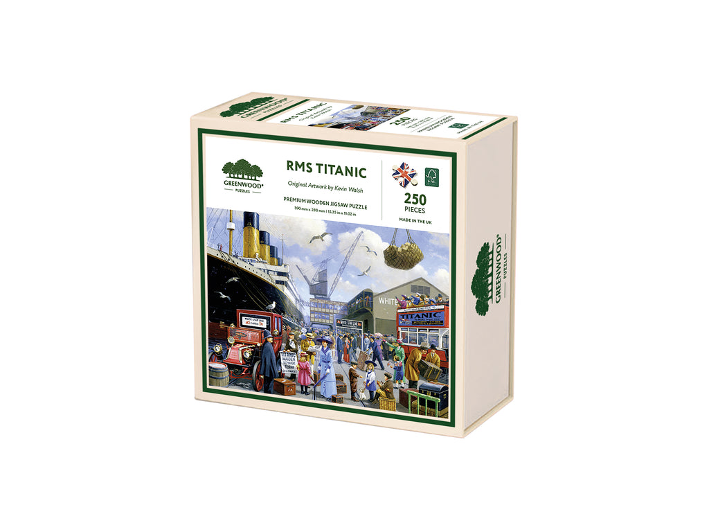 RMS Titanic Wooden Jigsaw Puzzle By Kevin Walsh