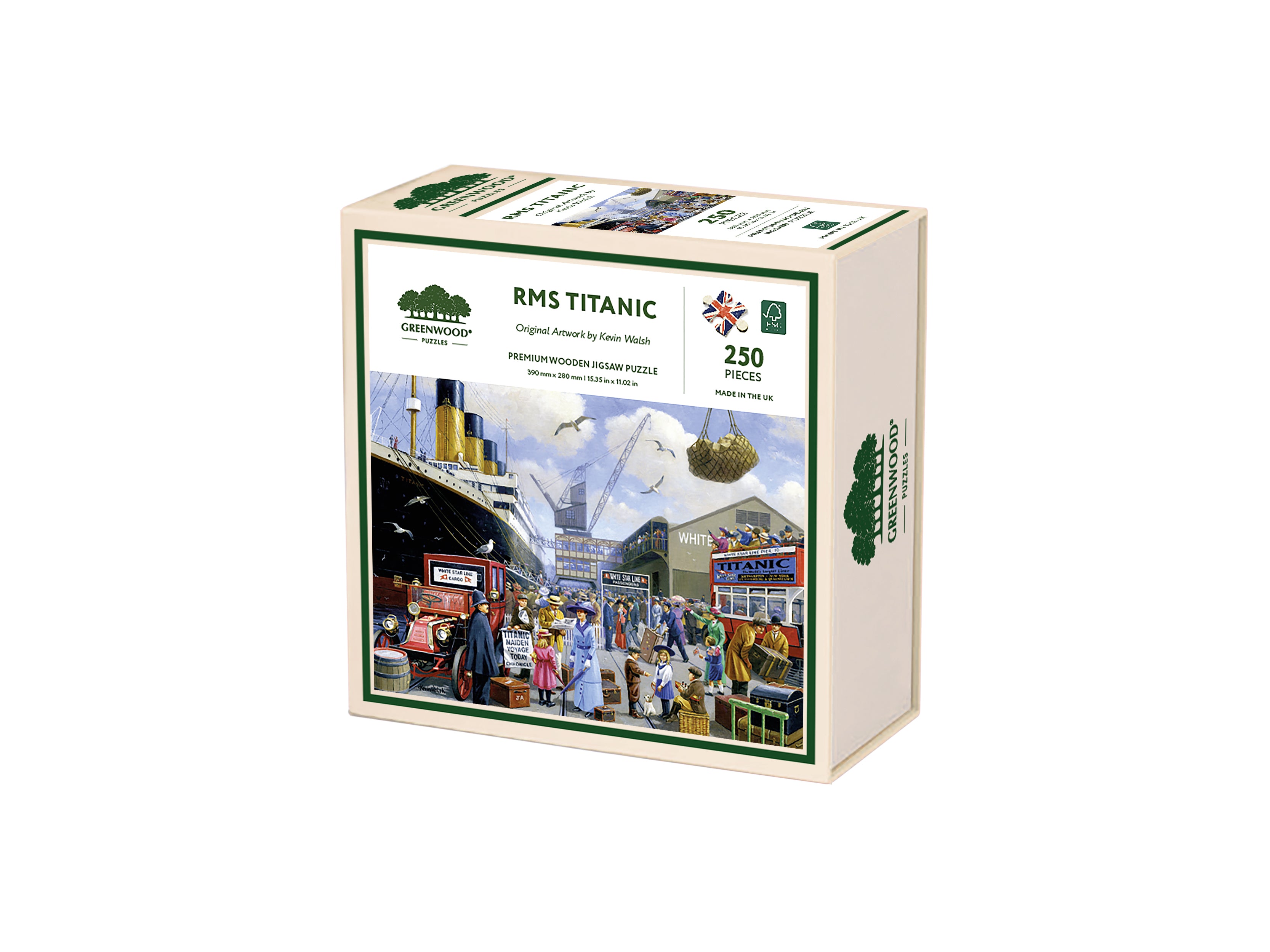 RMS Titanic Wooden Jigsaw Puzzle By Kevin Walsh