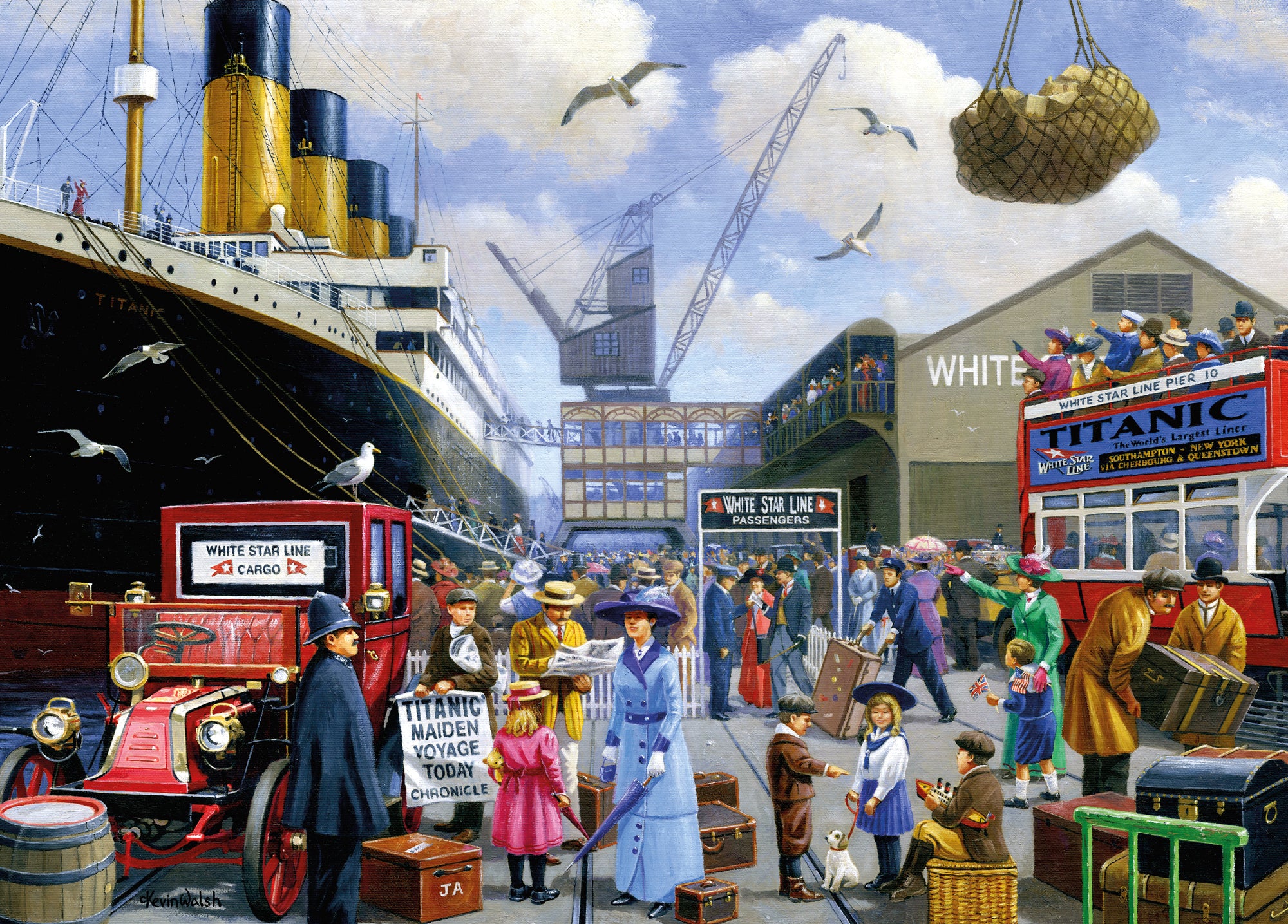 RMS Titanic Wooden Jigsaw Puzzle By Kevin Walsh