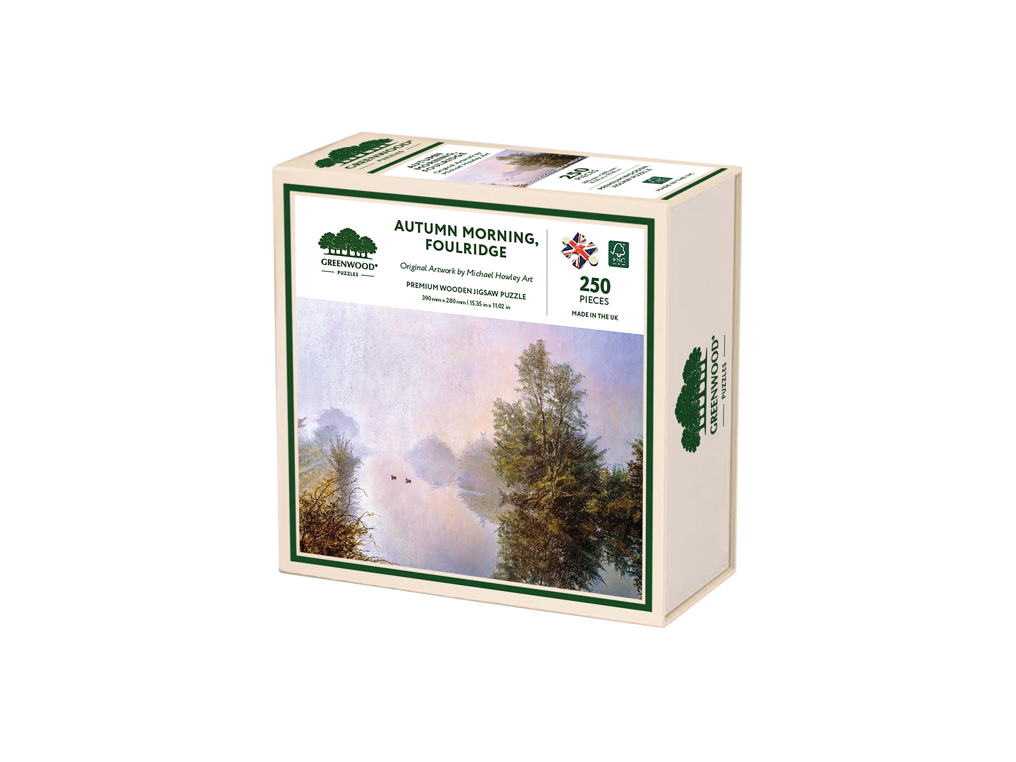 Autumn Morning - Foulridge Wooden Jigsaw Puzzle
