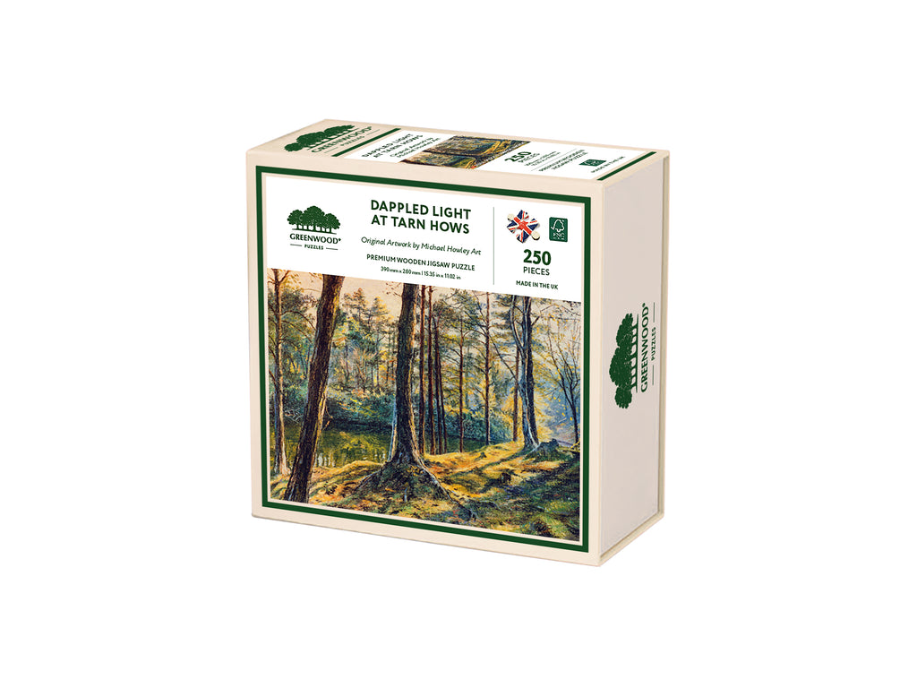 Dappled Light at Tarn Hows Wooden Jigsaw Puzzle