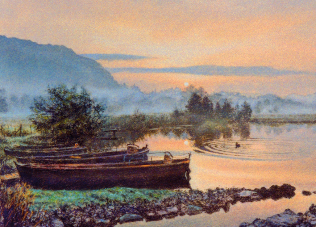 Dawn Mist On Grasmere Wooden Jigsaw Puzzle
