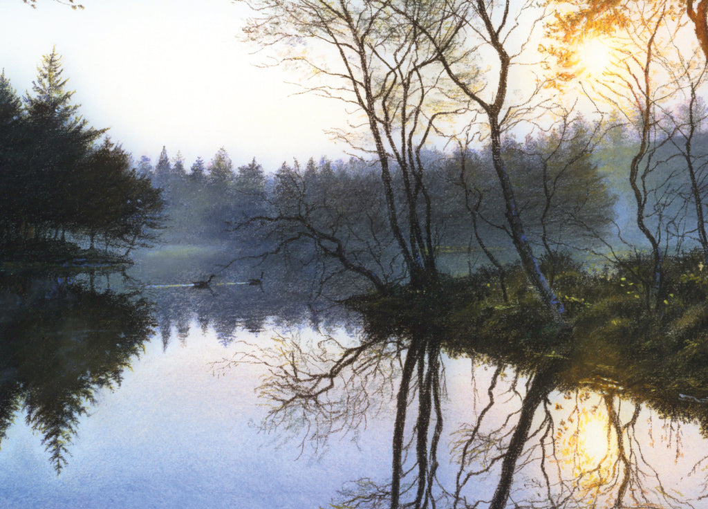 Early Morning Light On Tarn Hows Wooden Jigsaw Puzzle