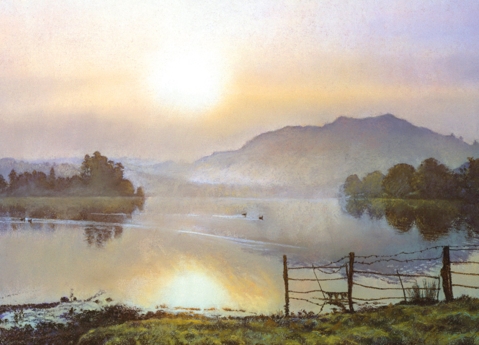 Golden Glow on Grasmere Wooden Jigsaw Puzzle