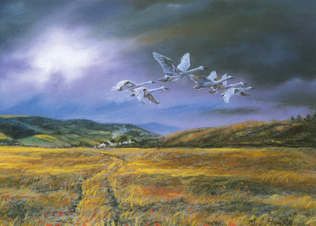 Heading Home Over Newchurch Wooden Jigsaw Puzzle