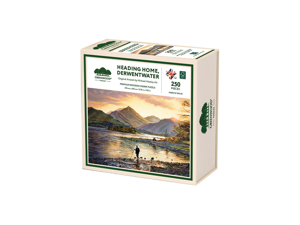 Heading Home, Derwentwater Wooden Jigsaw Puzzle
