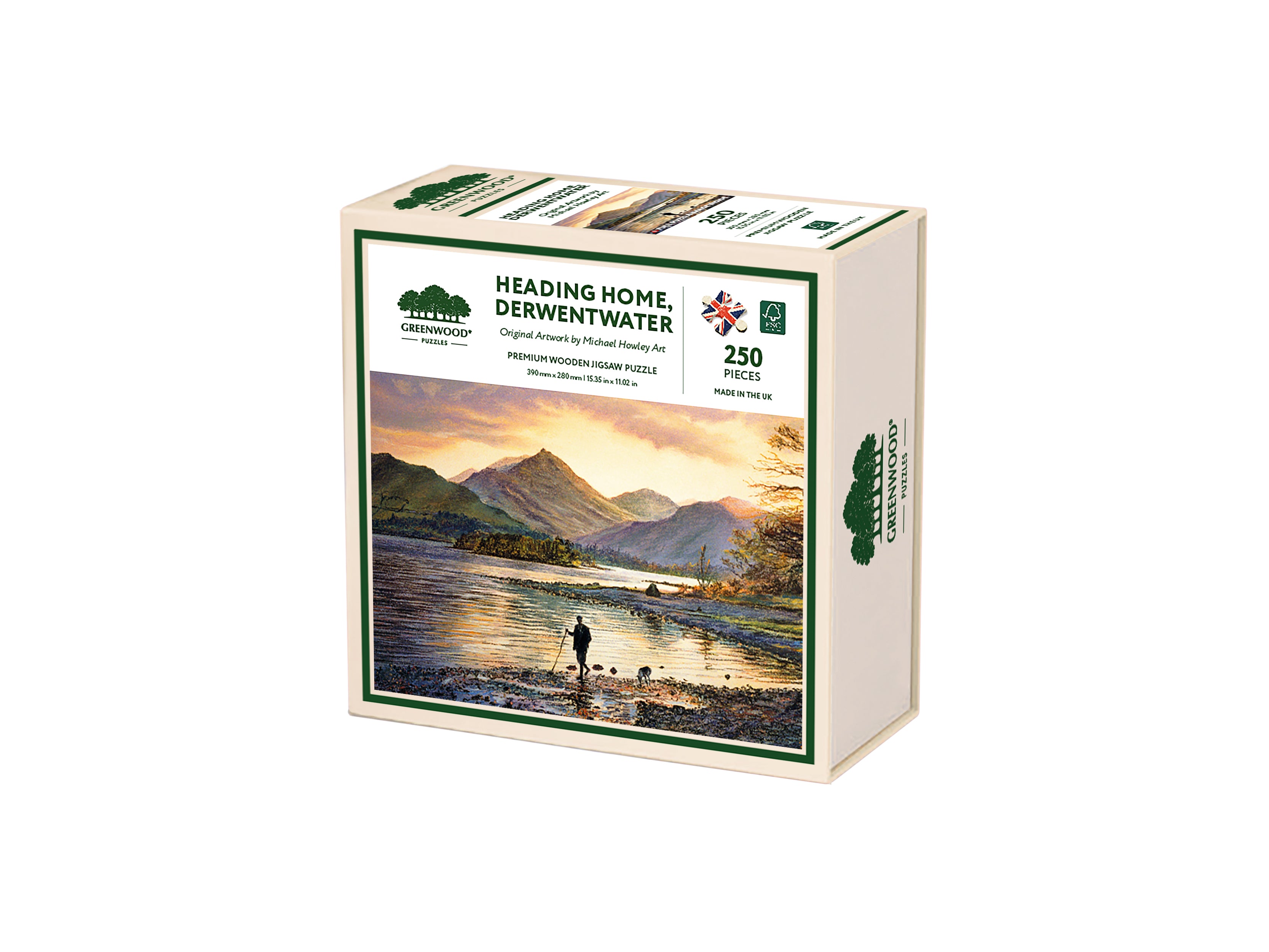 Heading Home, Derwentwater Wooden Jigsaw Puzzle